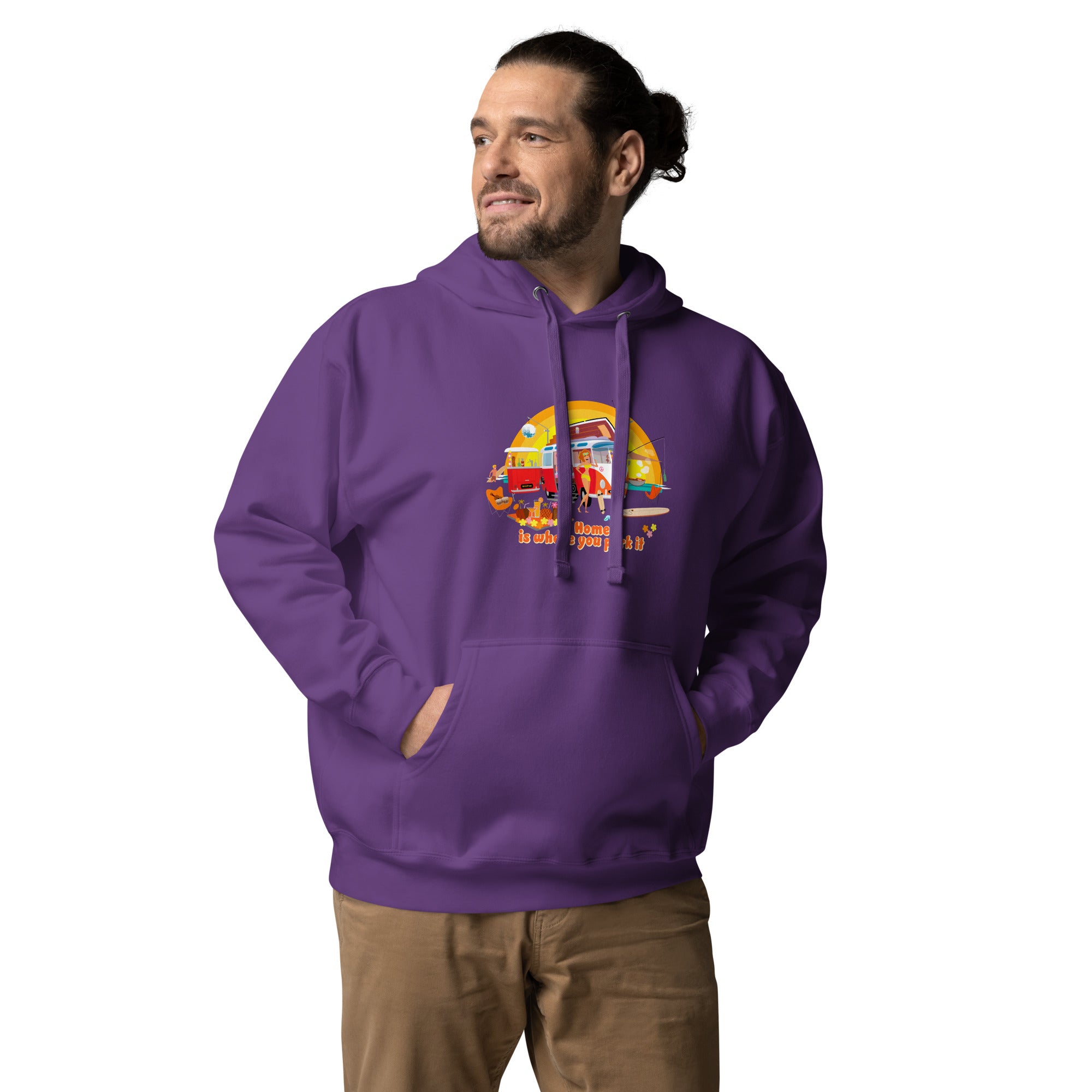 Unisex Cotton Hoodie Ultra Combi Home is where you park it
