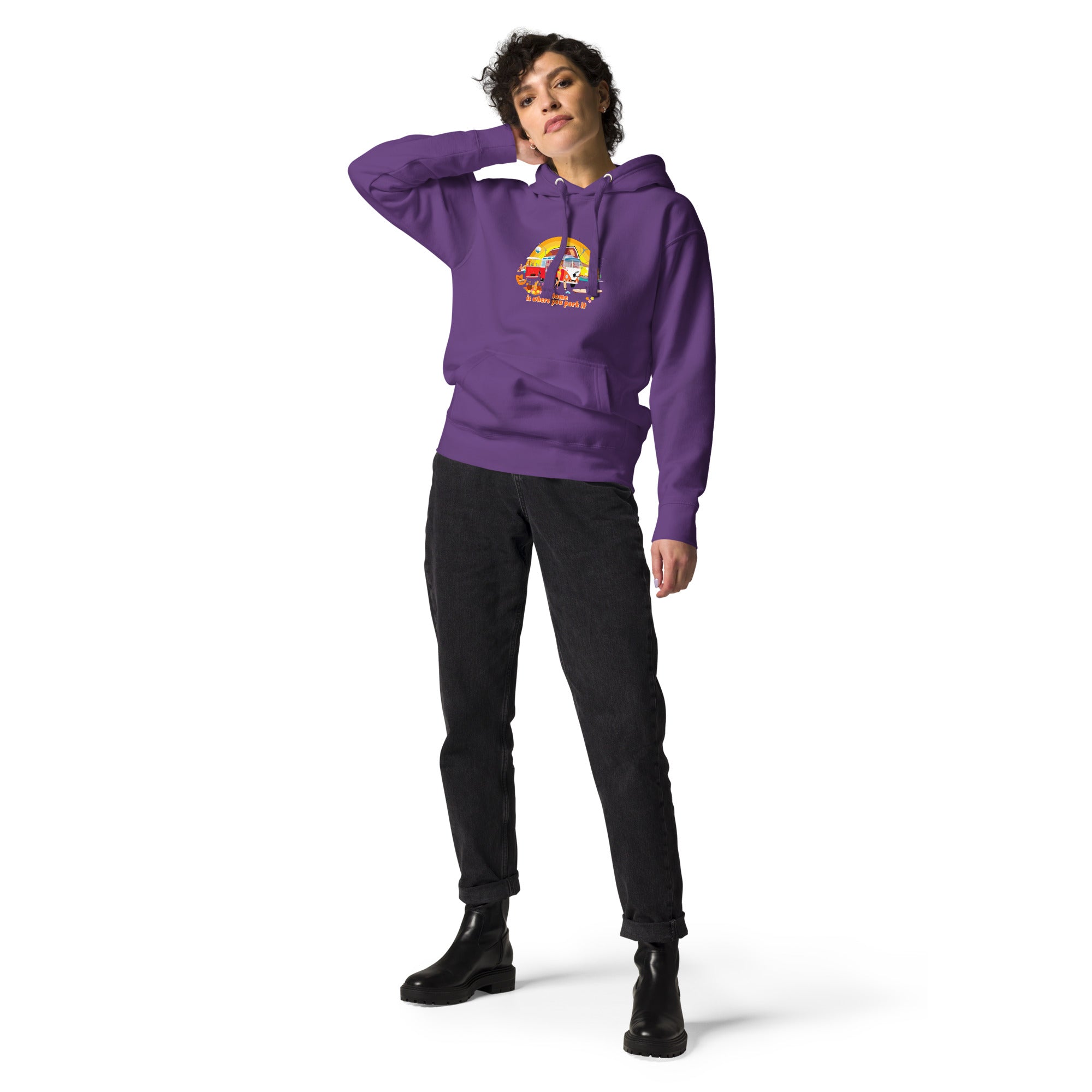 Unisex Cotton Hoodie Ultra Combi Home is where you park it