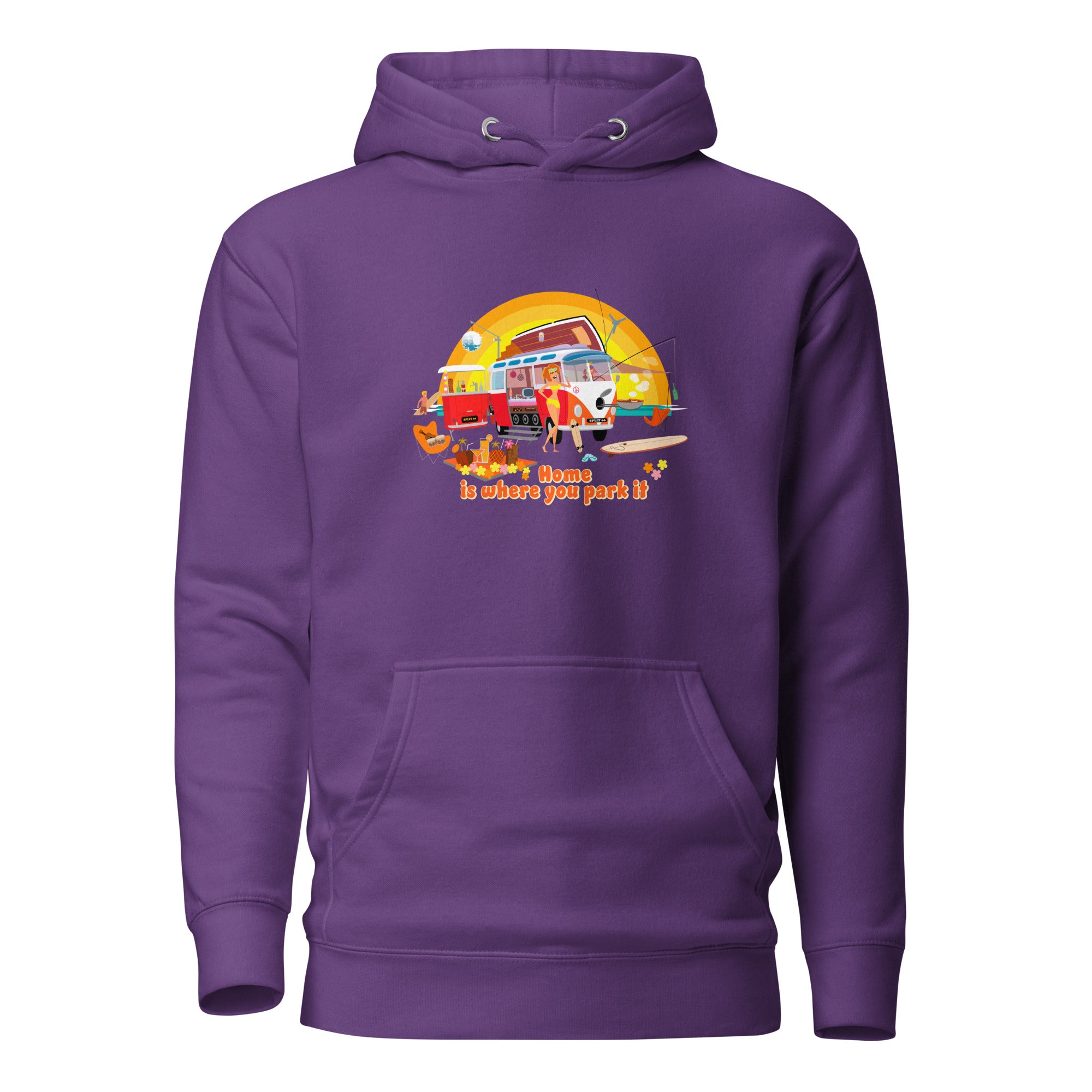 Unisex Cotton Hoodie Ultra Combi Home is where you park it