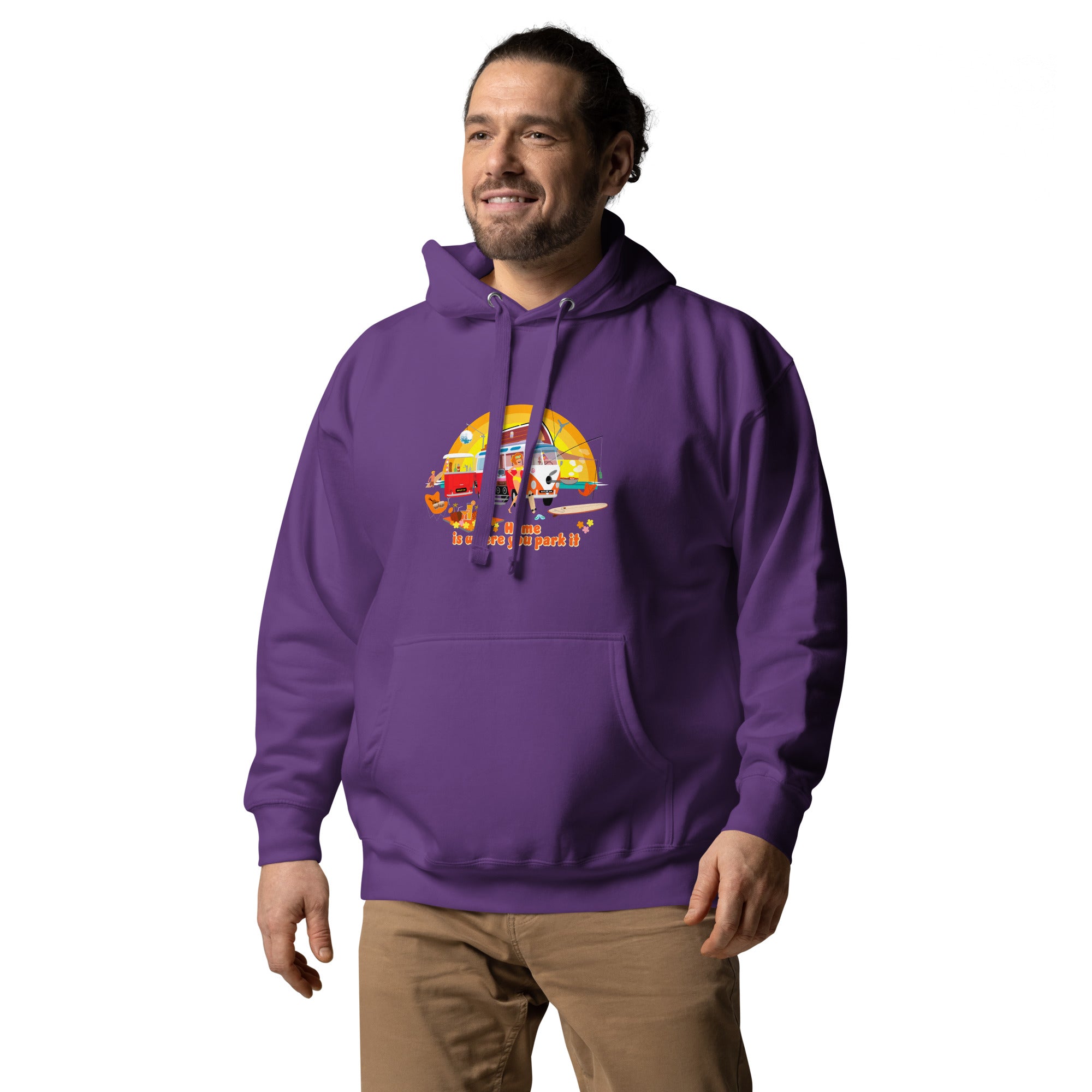 Unisex Cotton Hoodie Ultra Combi Home is where you park it
