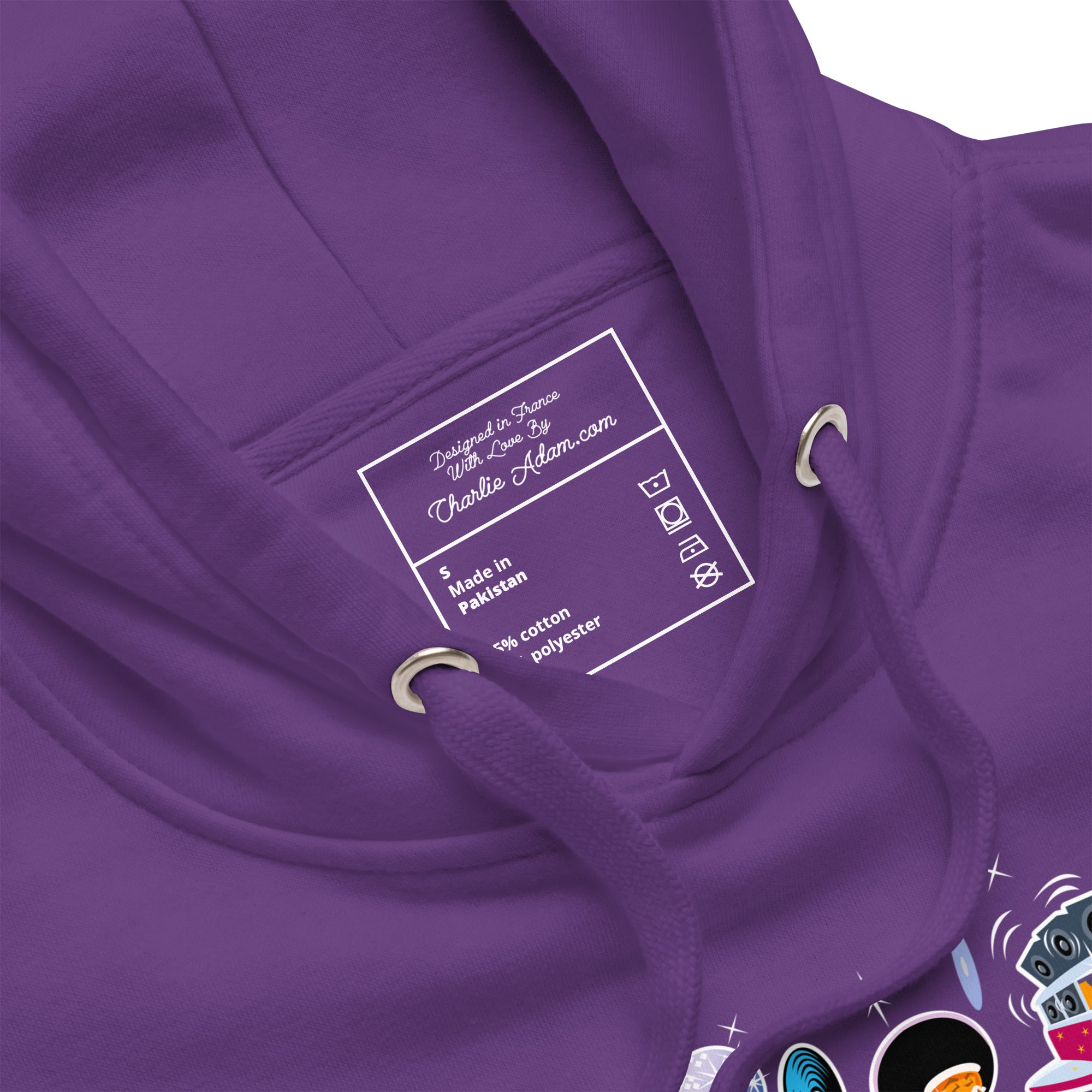 Sweat à capuche unisexe en coton Superboogieman Saves the Party