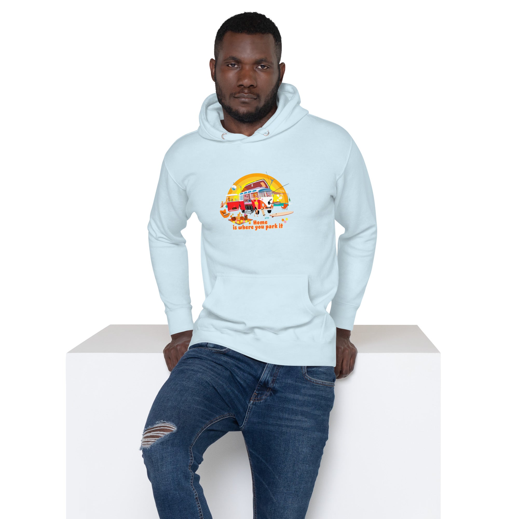 Unisex Cotton Hoodie Ultra Combi Home is where you park it