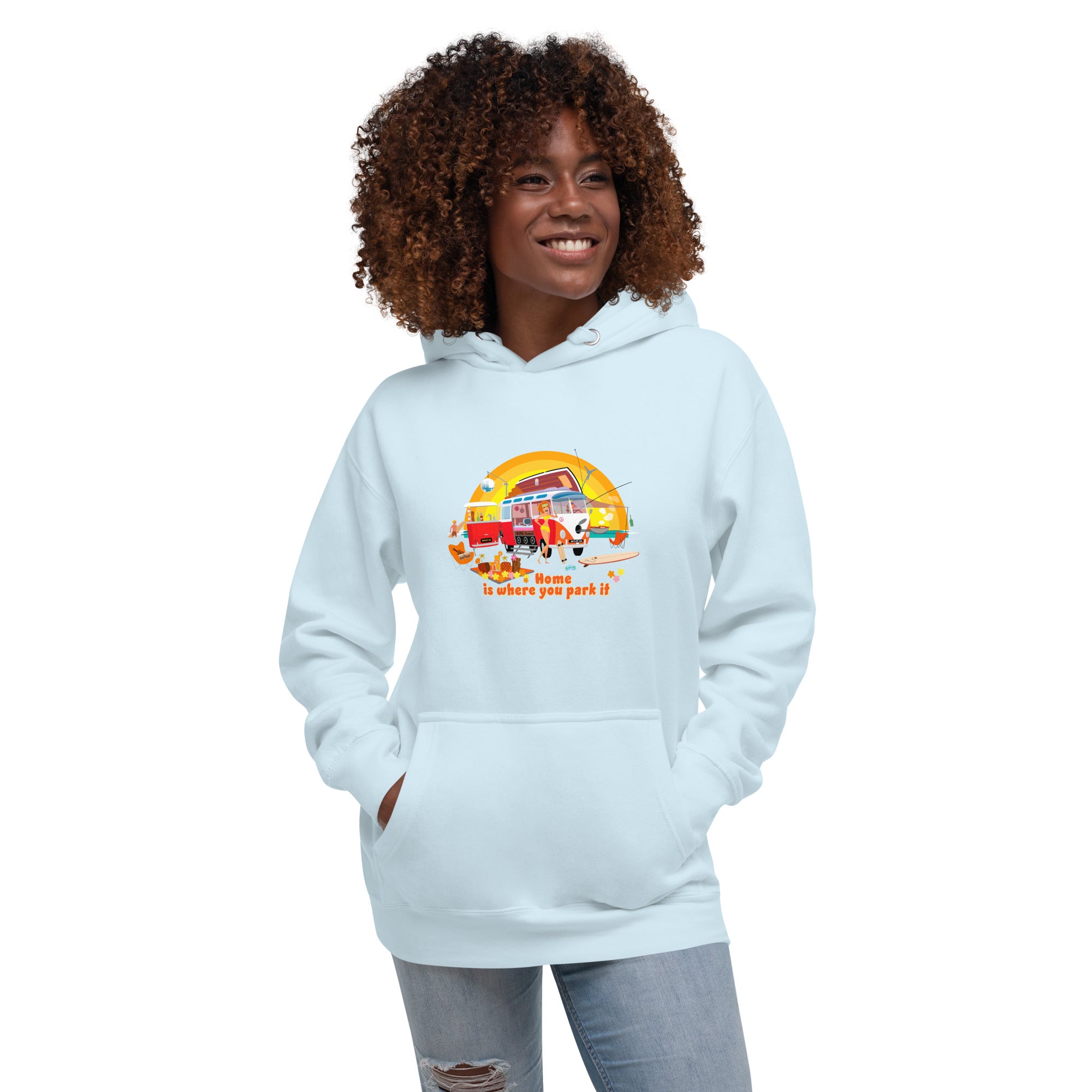 Unisex Cotton Hoodie Ultra Combi Home is where you park it