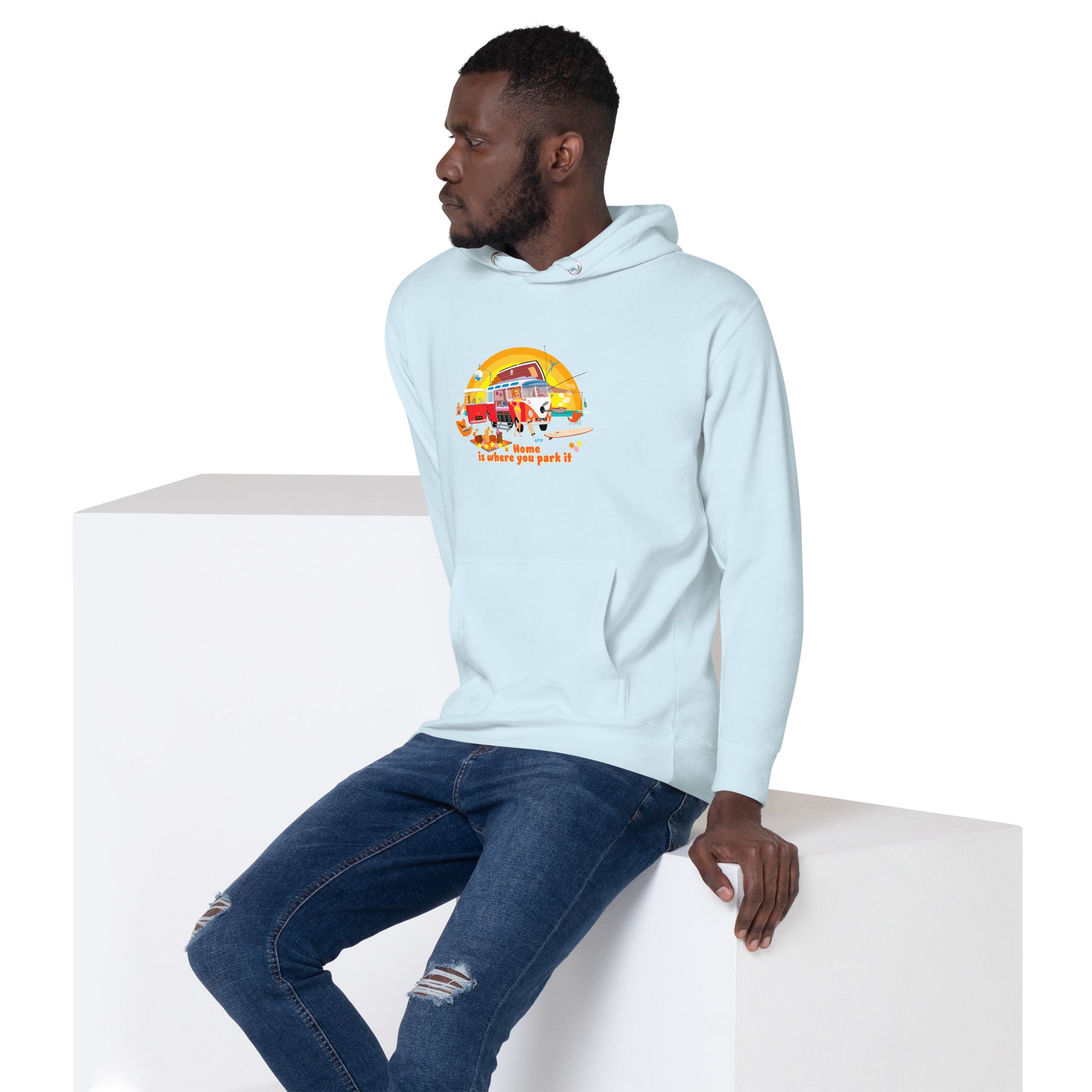 Unisex Cotton Hoodie Ultra Combi Home is where you park it