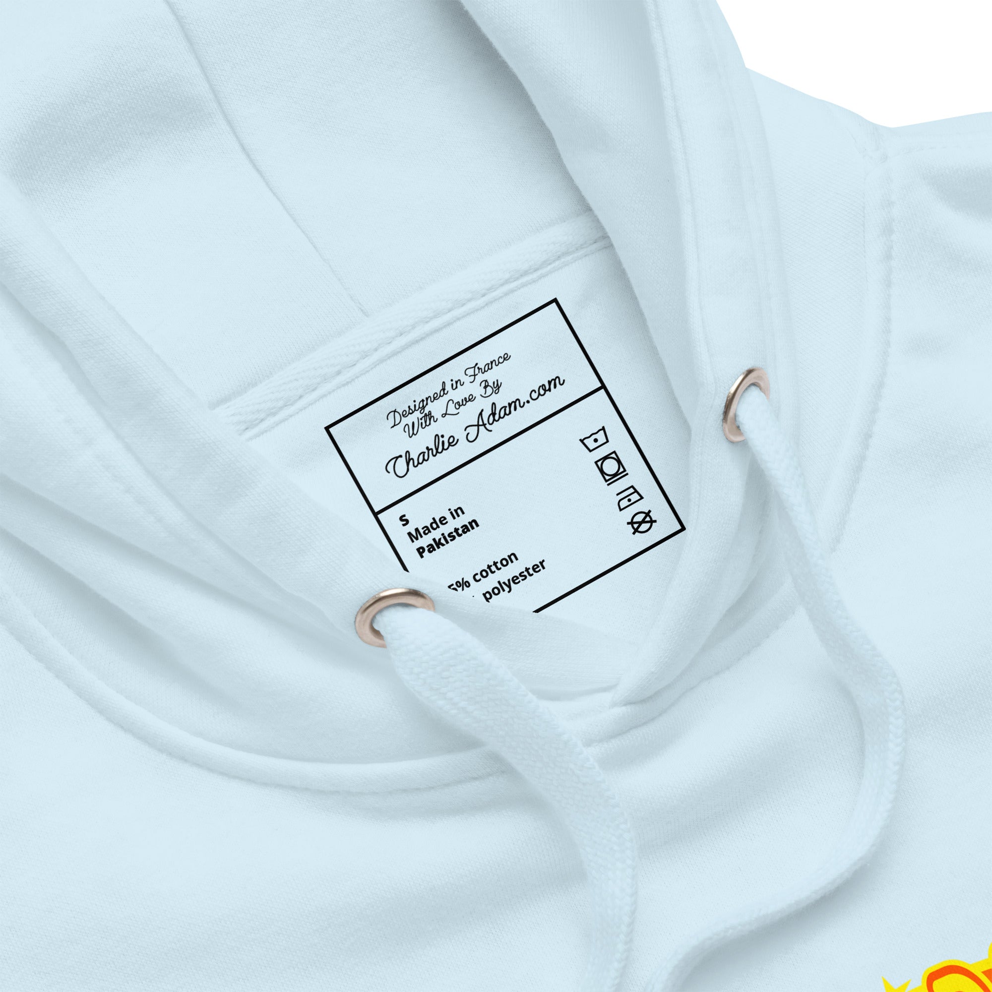 Sweat à capuche unisexe en coton Roller Disco 1975