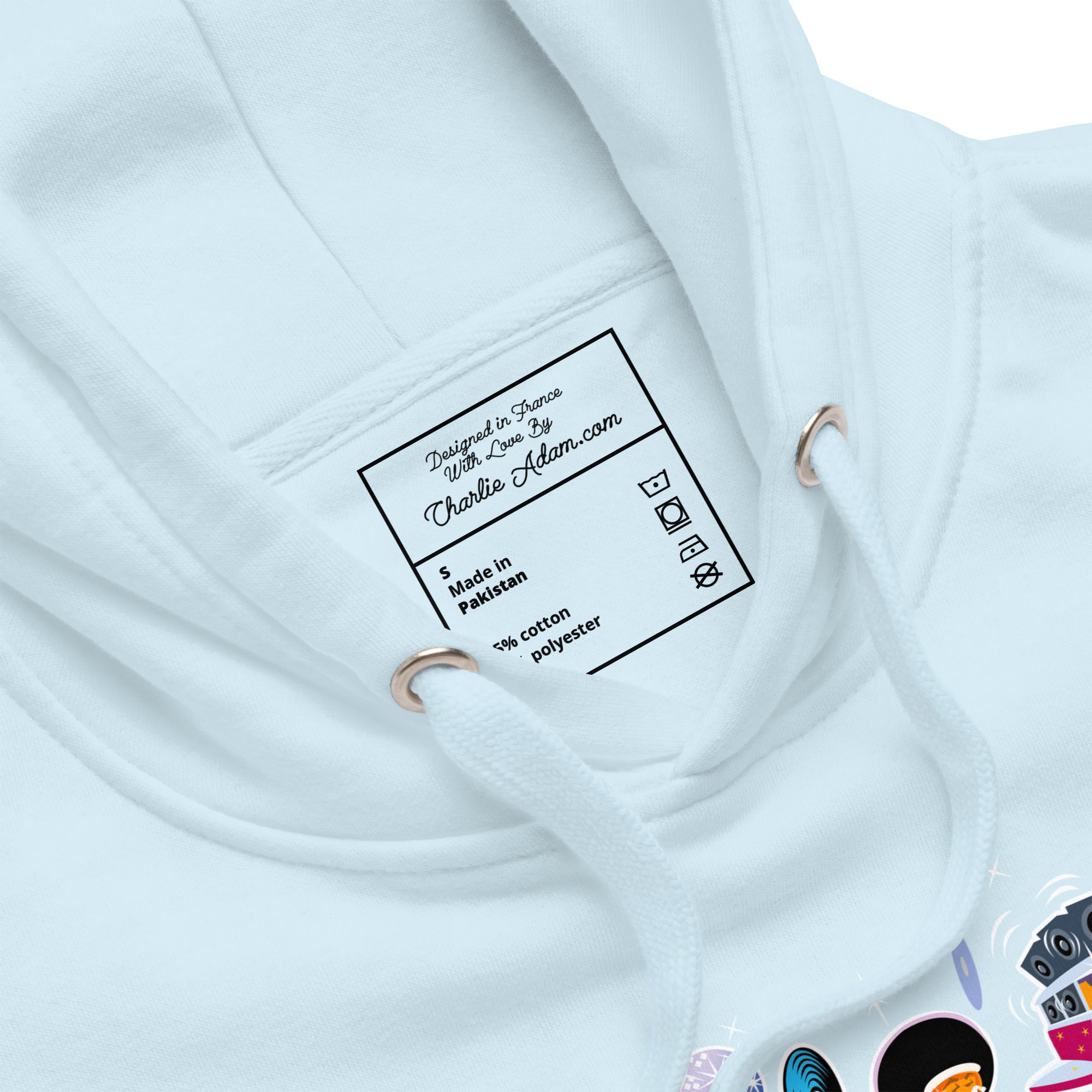 Sweat à capuche unisexe en coton Superboogieman Saves the Party