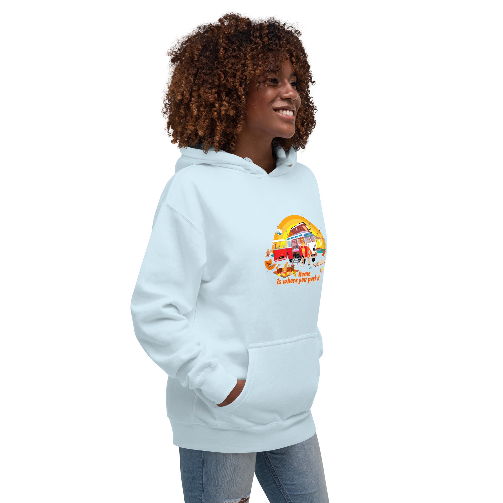 Unisex Cotton Hoodie Ultra Combi Home is where you park it