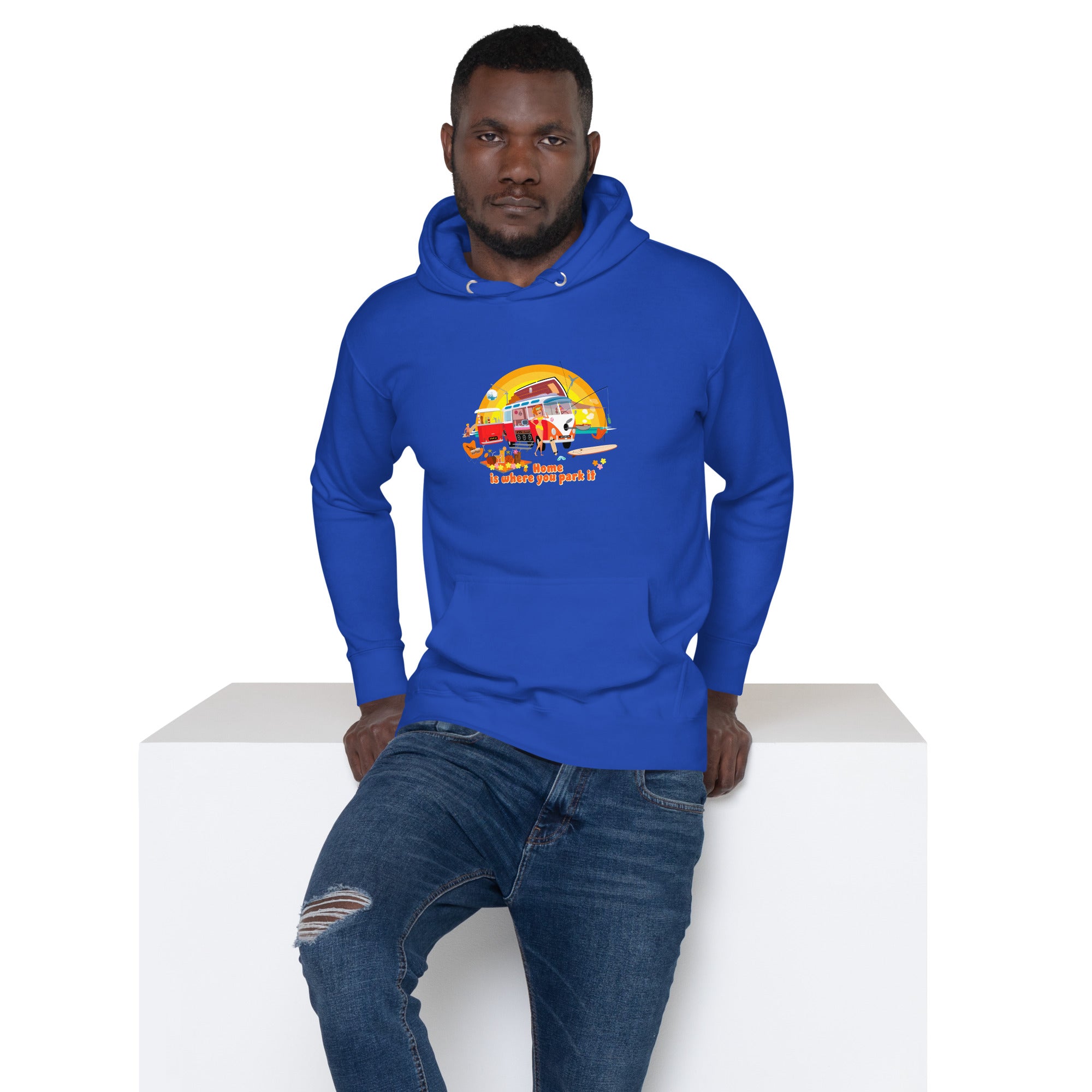 Unisex Cotton Hoodie Ultra Combi Home is where you park it