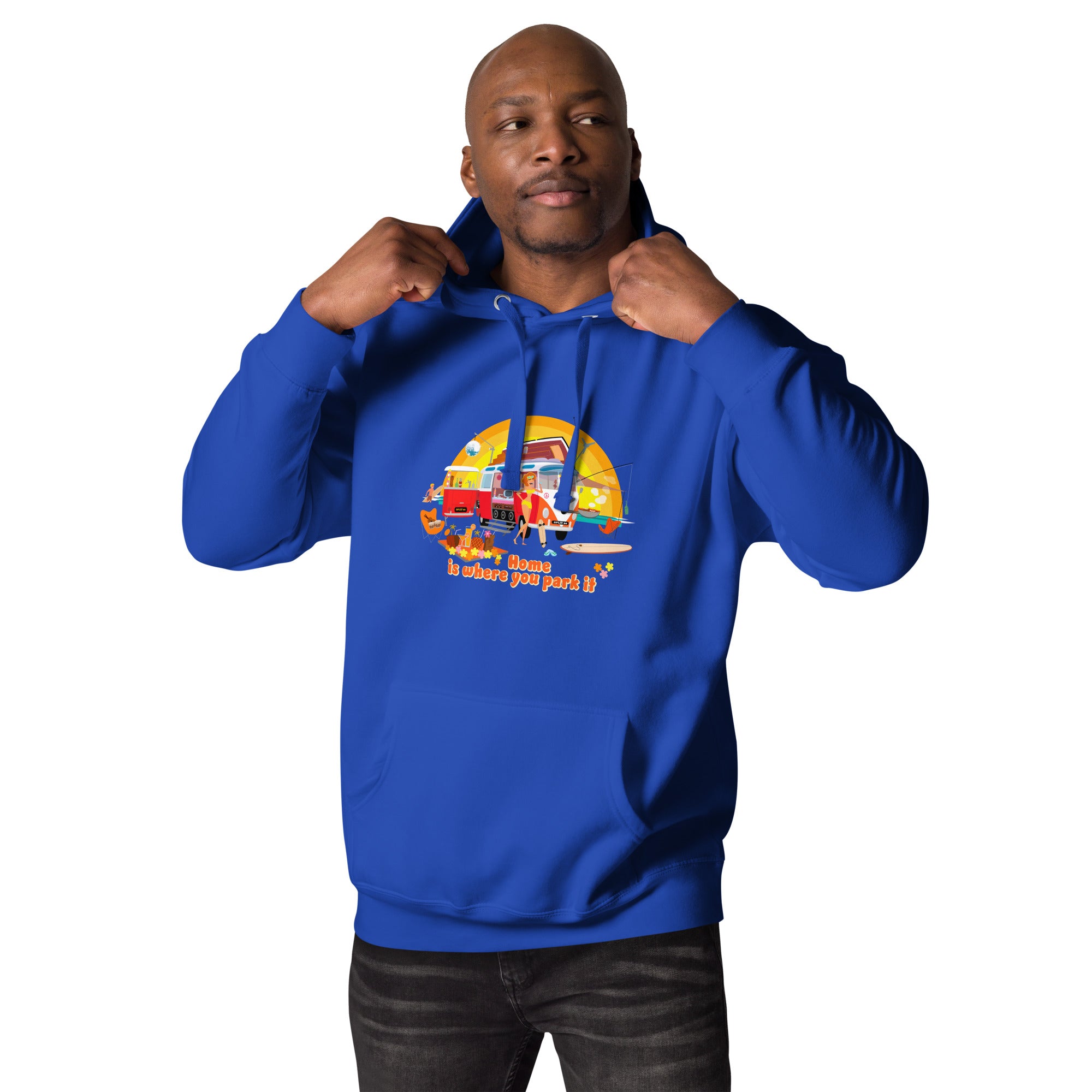 Unisex Cotton Hoodie Ultra Combi Home is where you park it