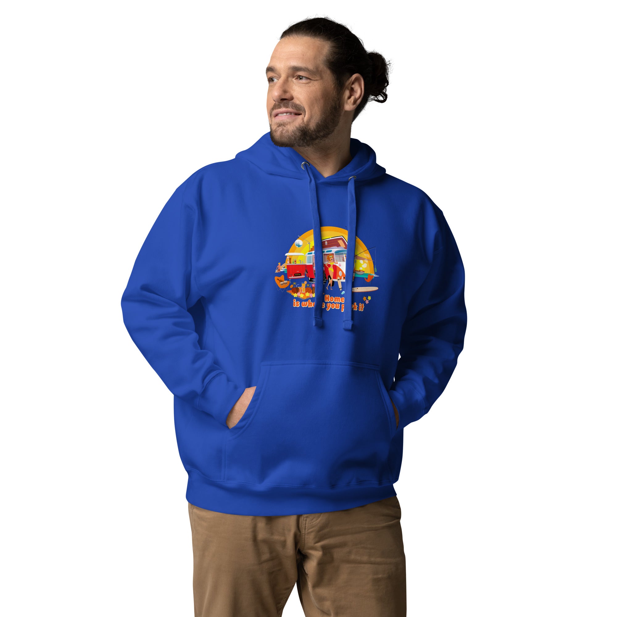 Unisex Cotton Hoodie Ultra Combi Home is where you park it