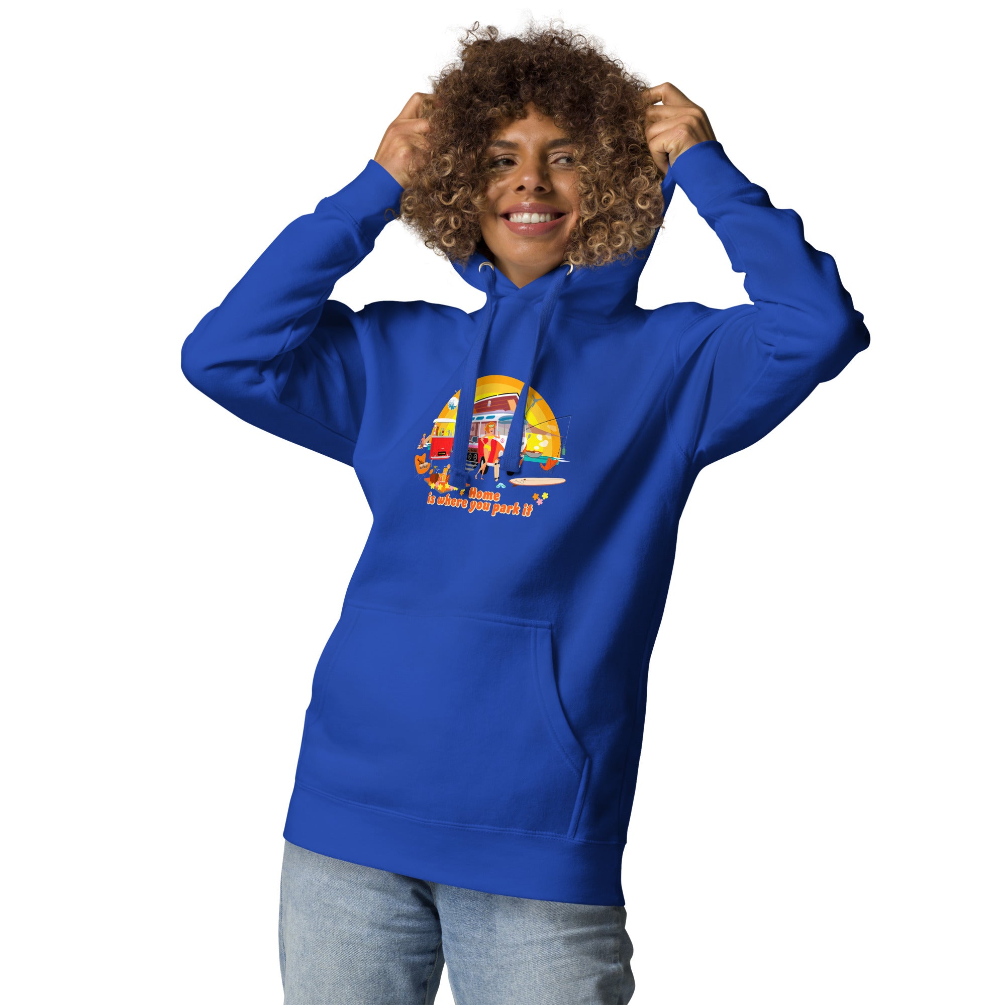 Unisex Cotton Hoodie Ultra Combi Home is where you park it