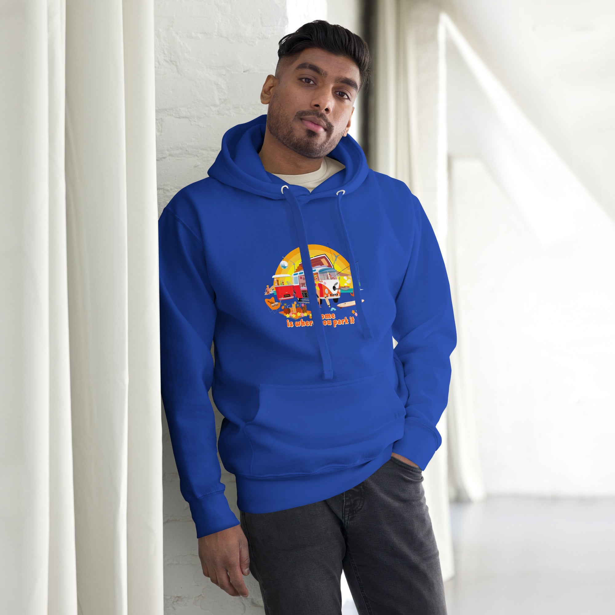 Unisex Cotton Hoodie Ultra Combi Home is where you park it