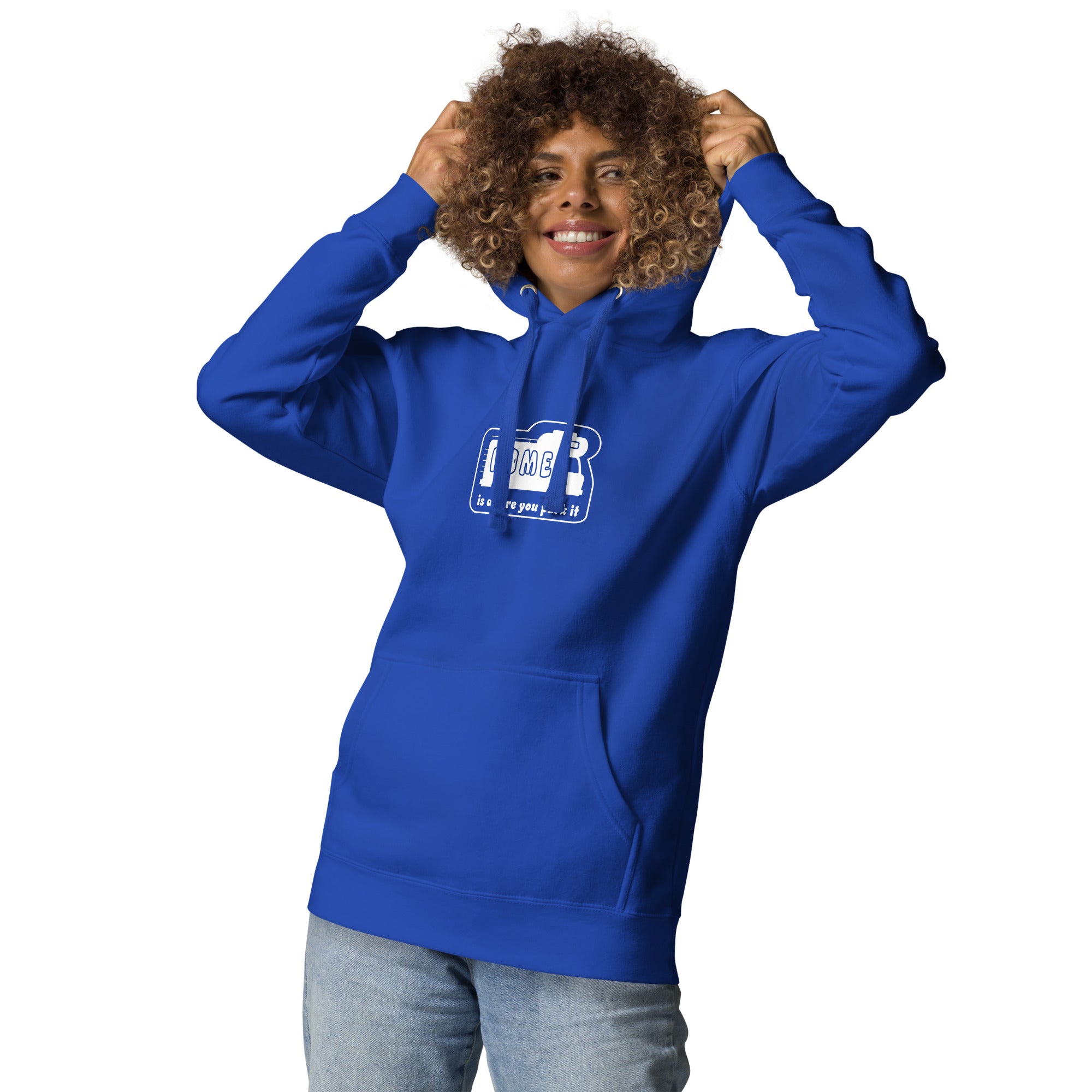 Unisex Cotton Hoodie White Camper Van Home is where you park it