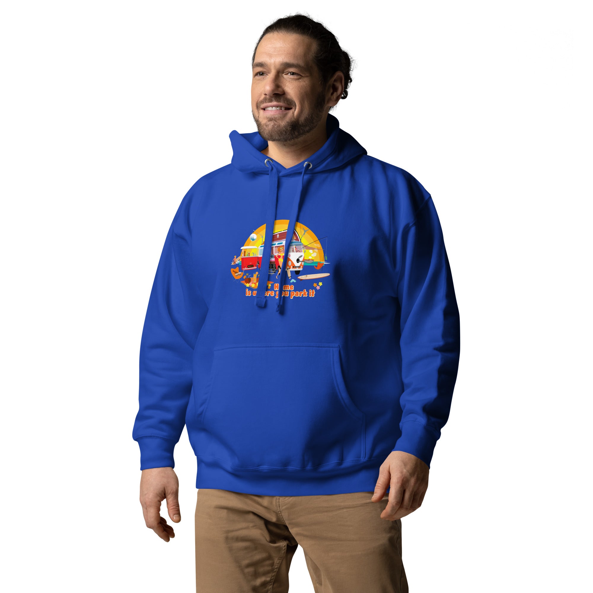 Unisex Cotton Hoodie Ultra Combi Home is where you park it