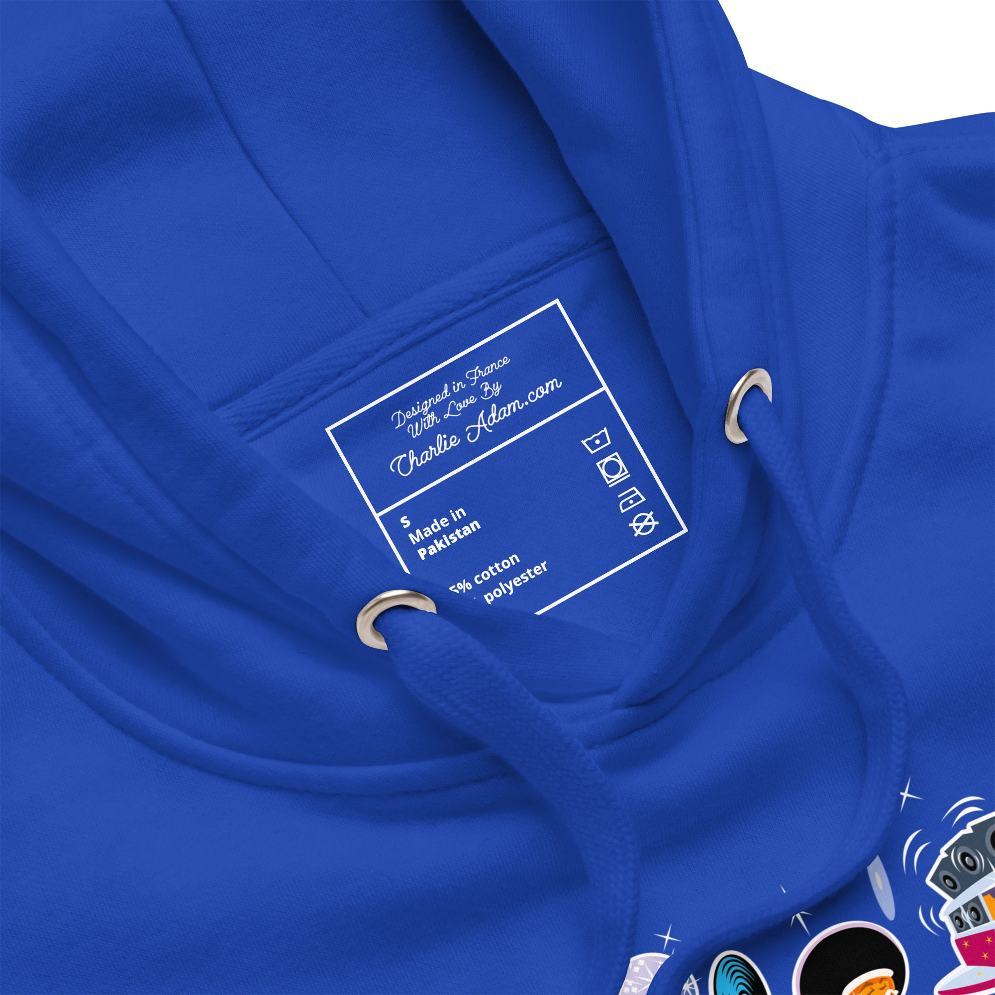 Sweat à capuche unisexe en coton Superboogieman Saves the Party