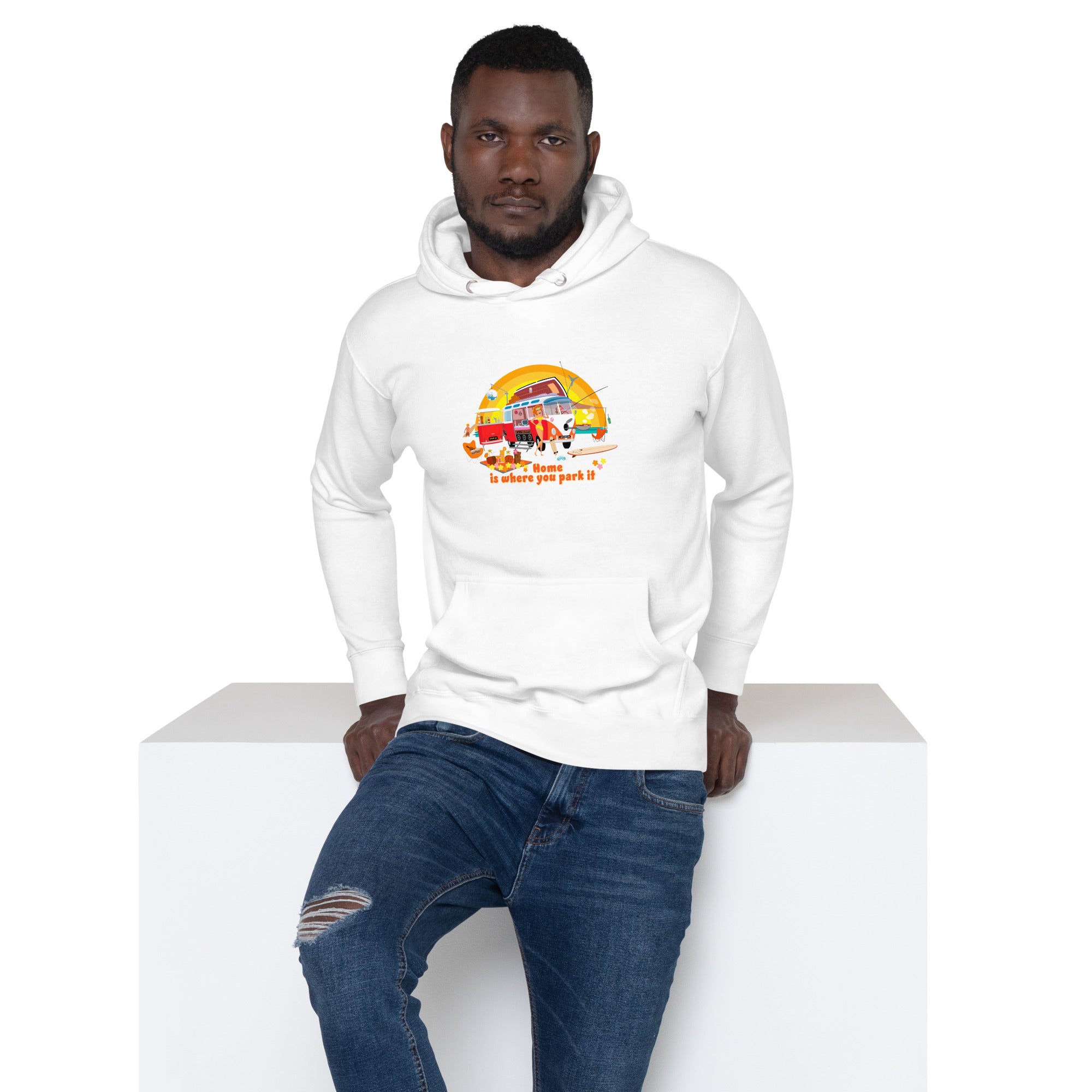Unisex Cotton Hoodie Ultra Combi Home is where you park it