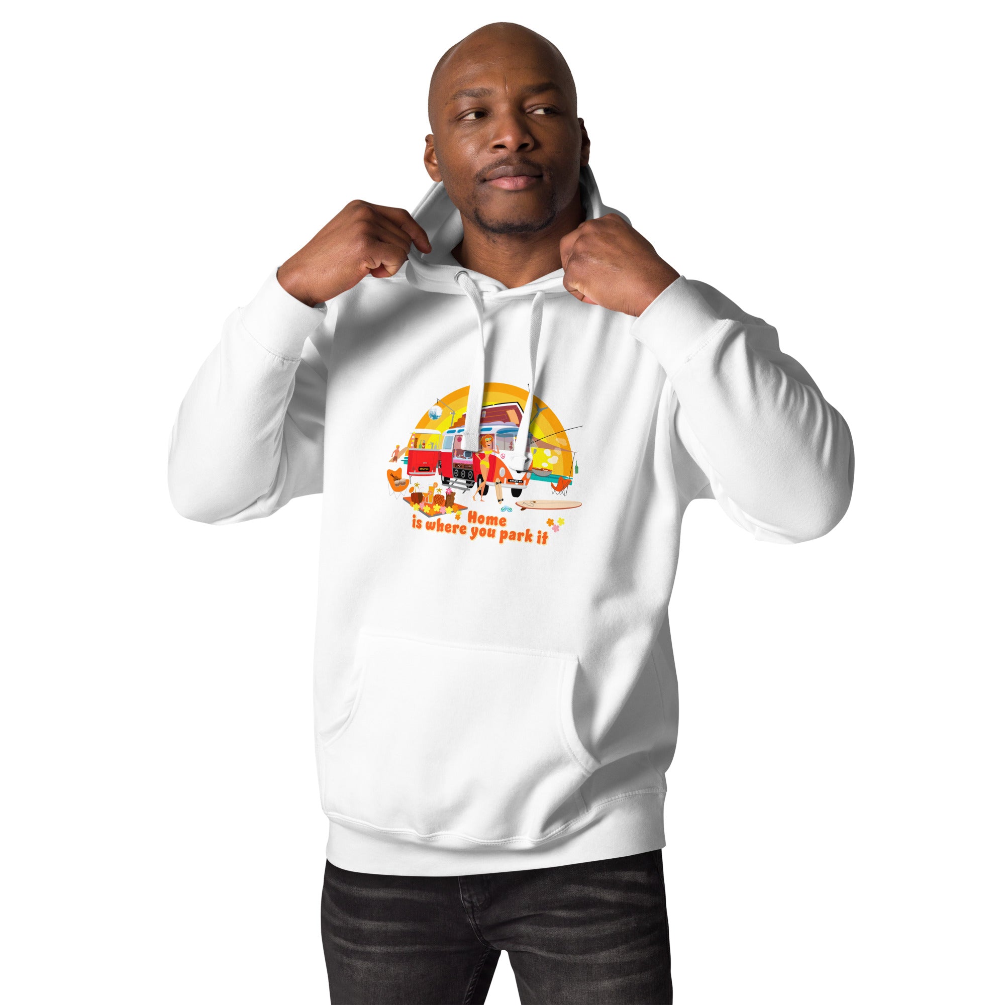 Unisex Cotton Hoodie Ultra Combi Home is where you park it