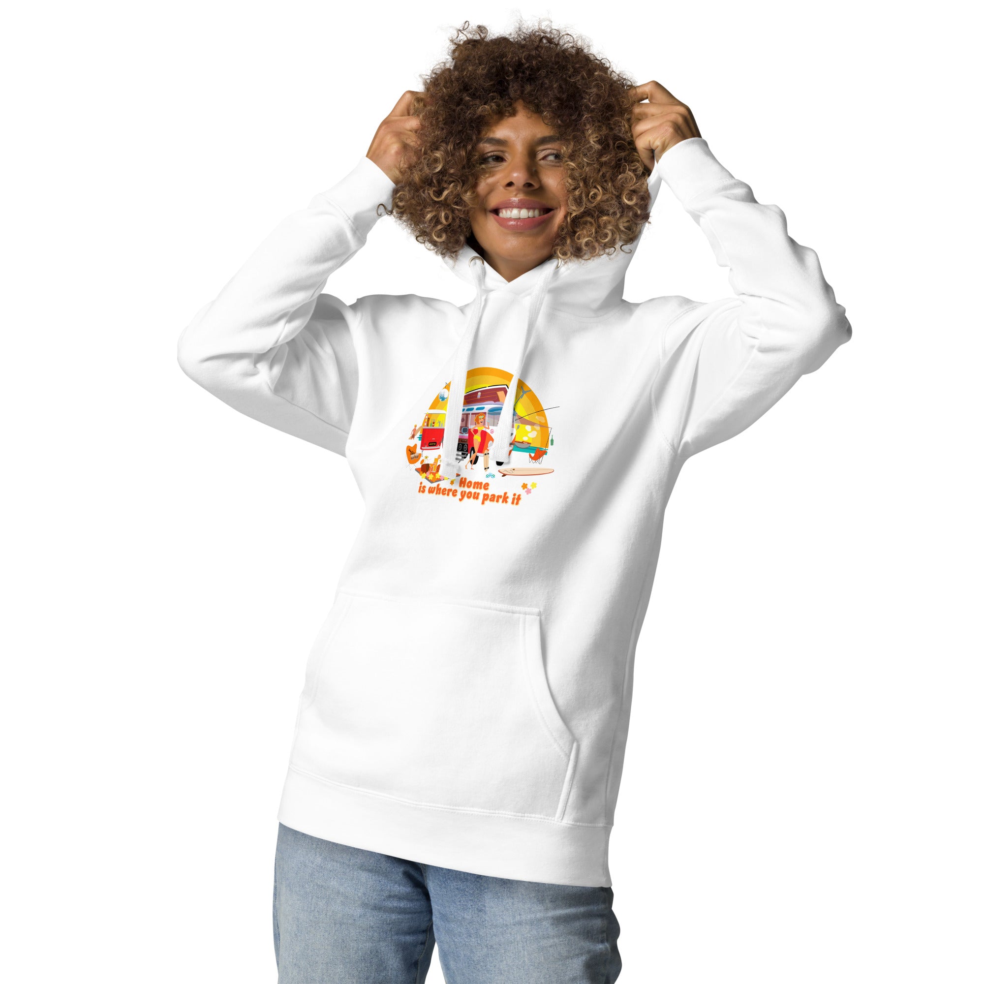 Unisex Cotton Hoodie Ultra Combi Home is where you park it