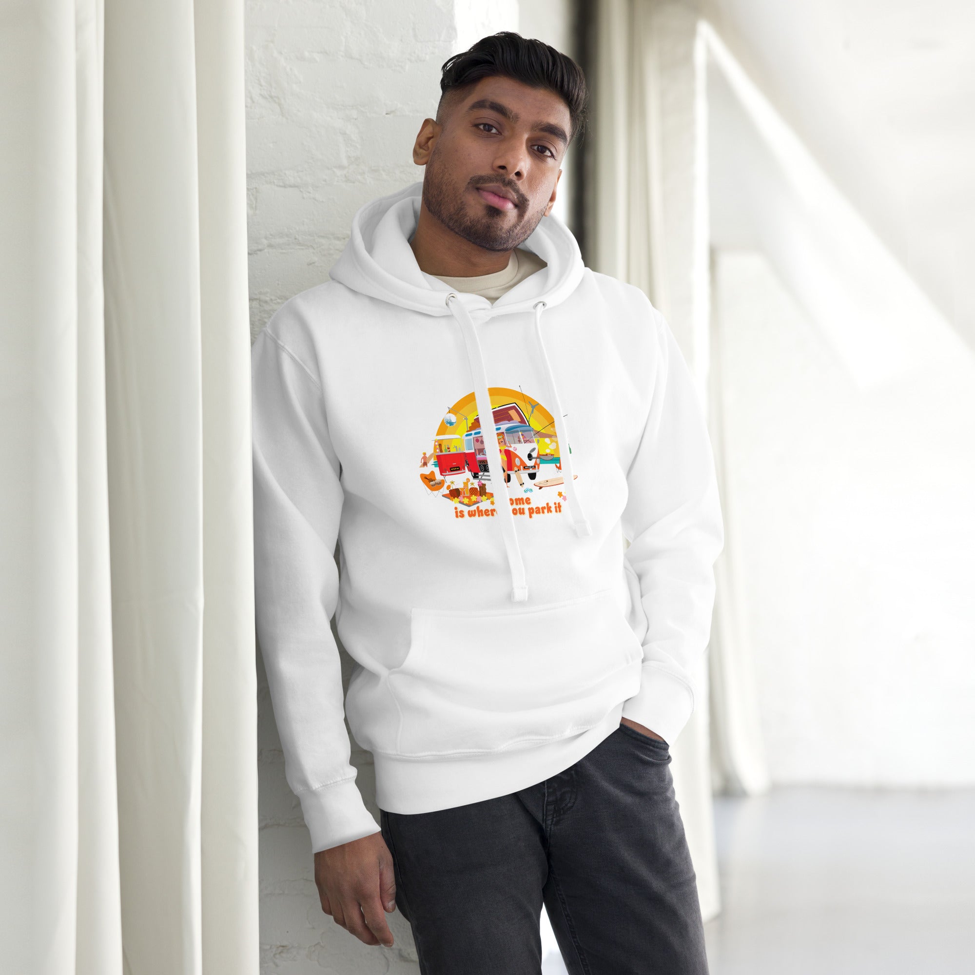 Unisex Cotton Hoodie Ultra Combi Home is where you park it