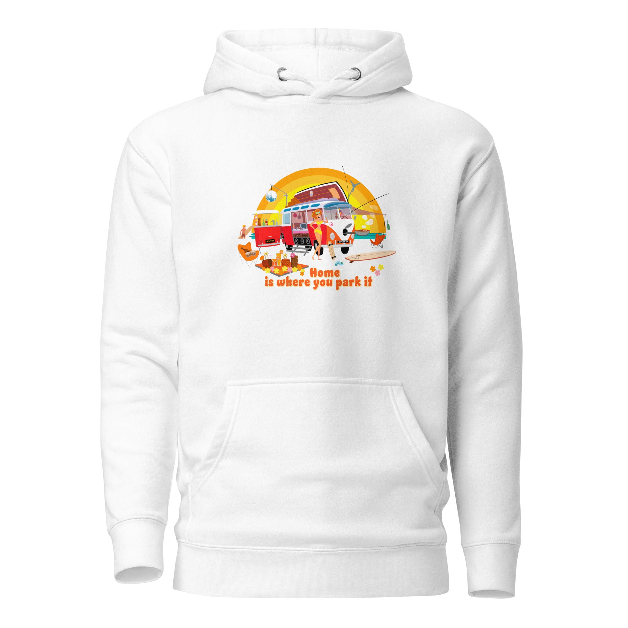 Unisex Cotton Hoodie Ultra Combi Home is where you park it