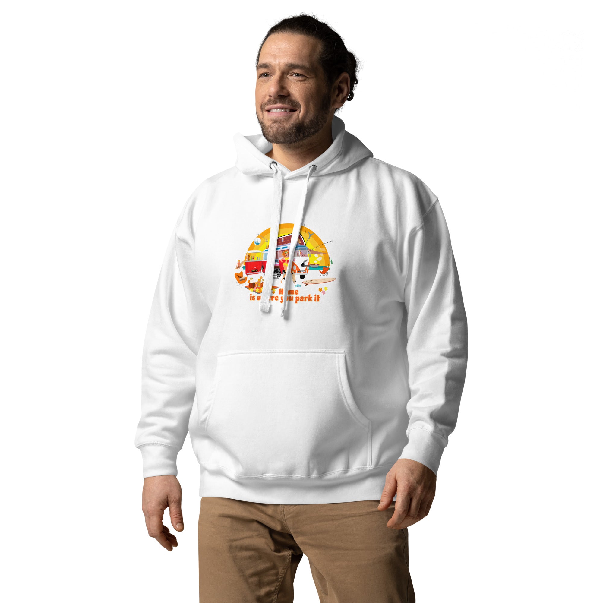 Unisex Cotton Hoodie Ultra Combi Home is where you park it