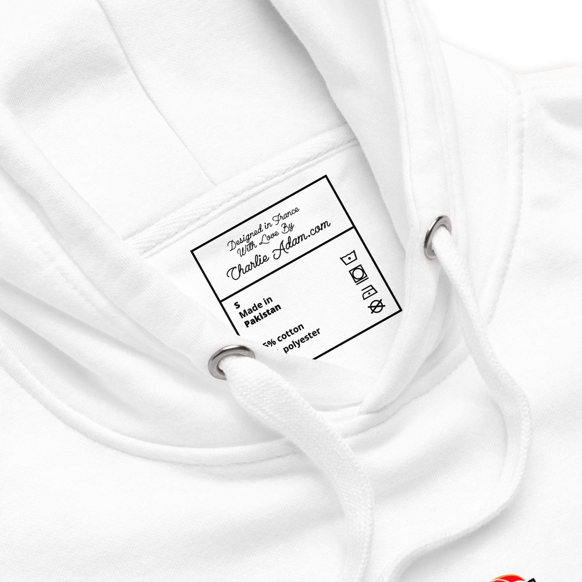 Sweat à capuche unisexe en coton Vespa Girl in St Tropez