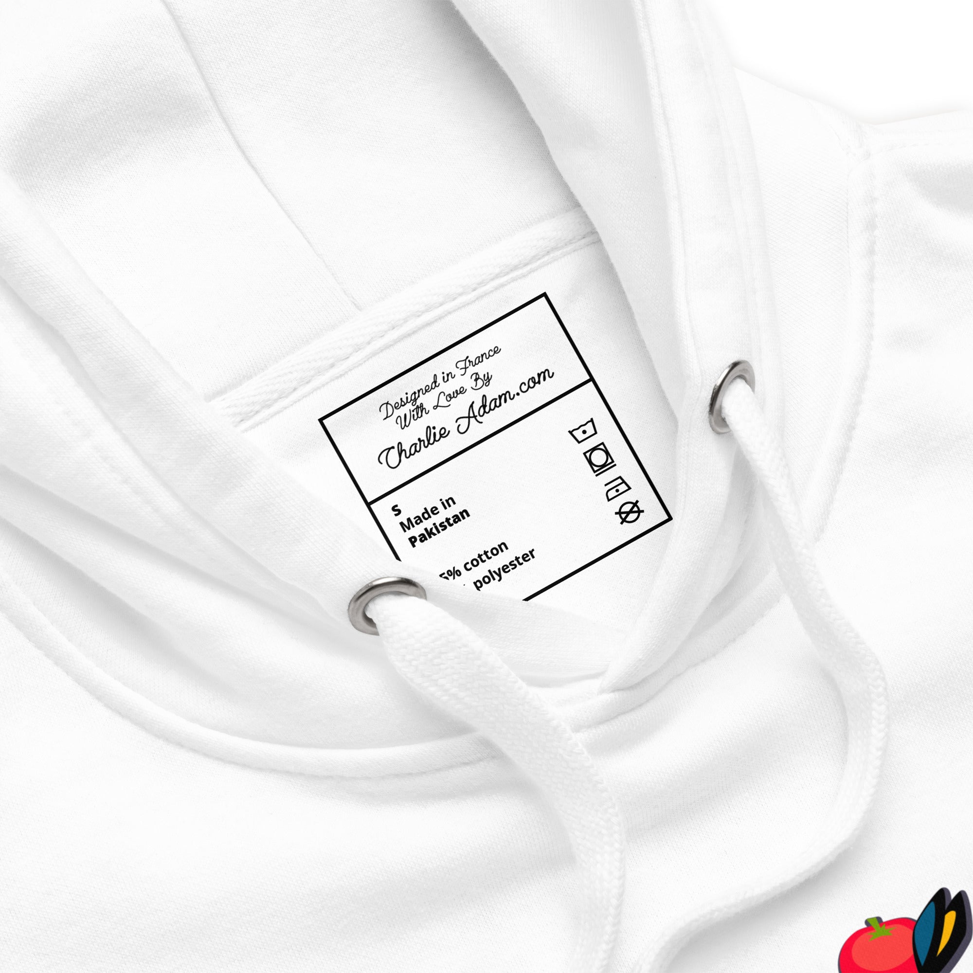 Sweat à capuche unisexe en coton Make Bouillabaisse Not War