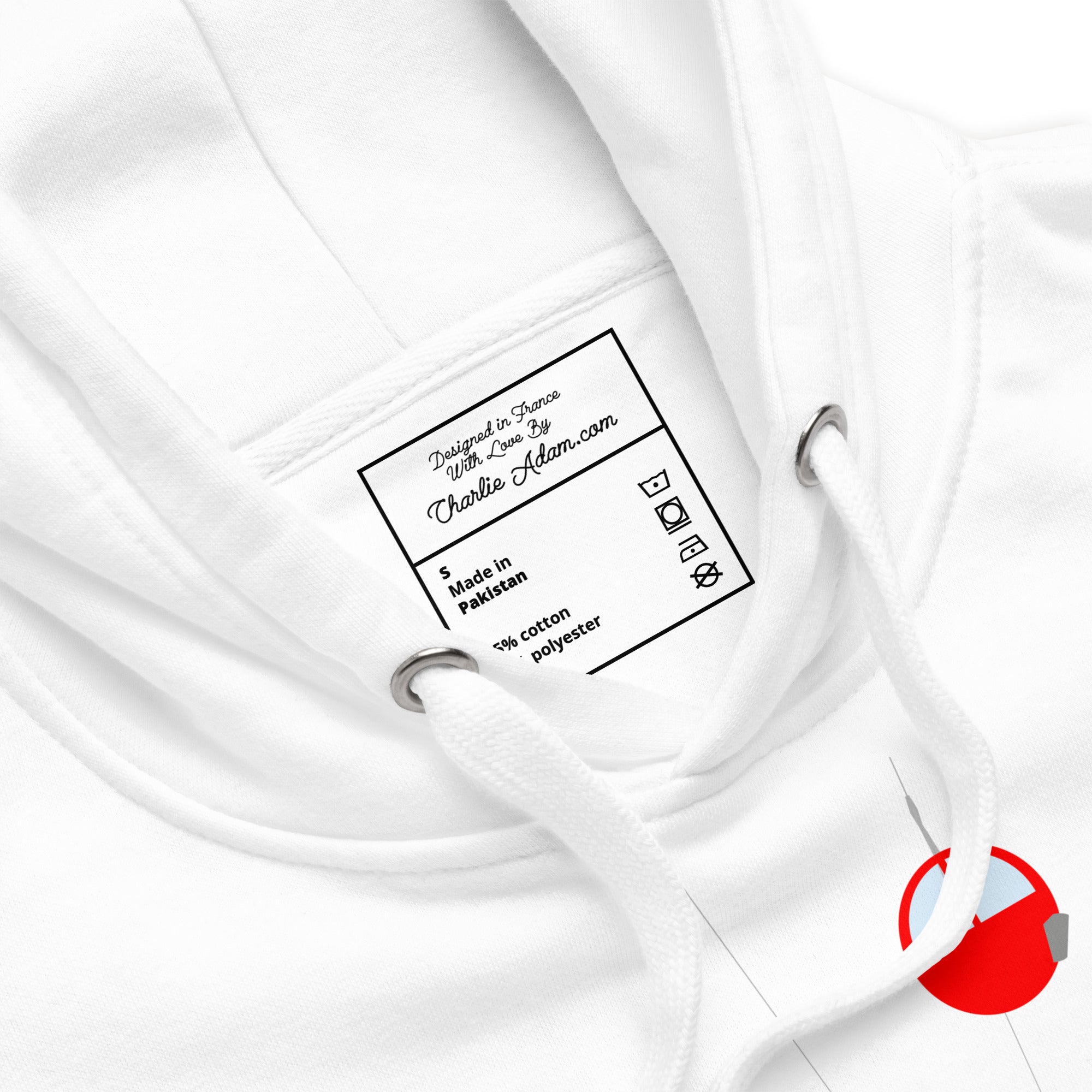 Sweat à capuche unisexe en coton Gondolas in the mist (face & dos)