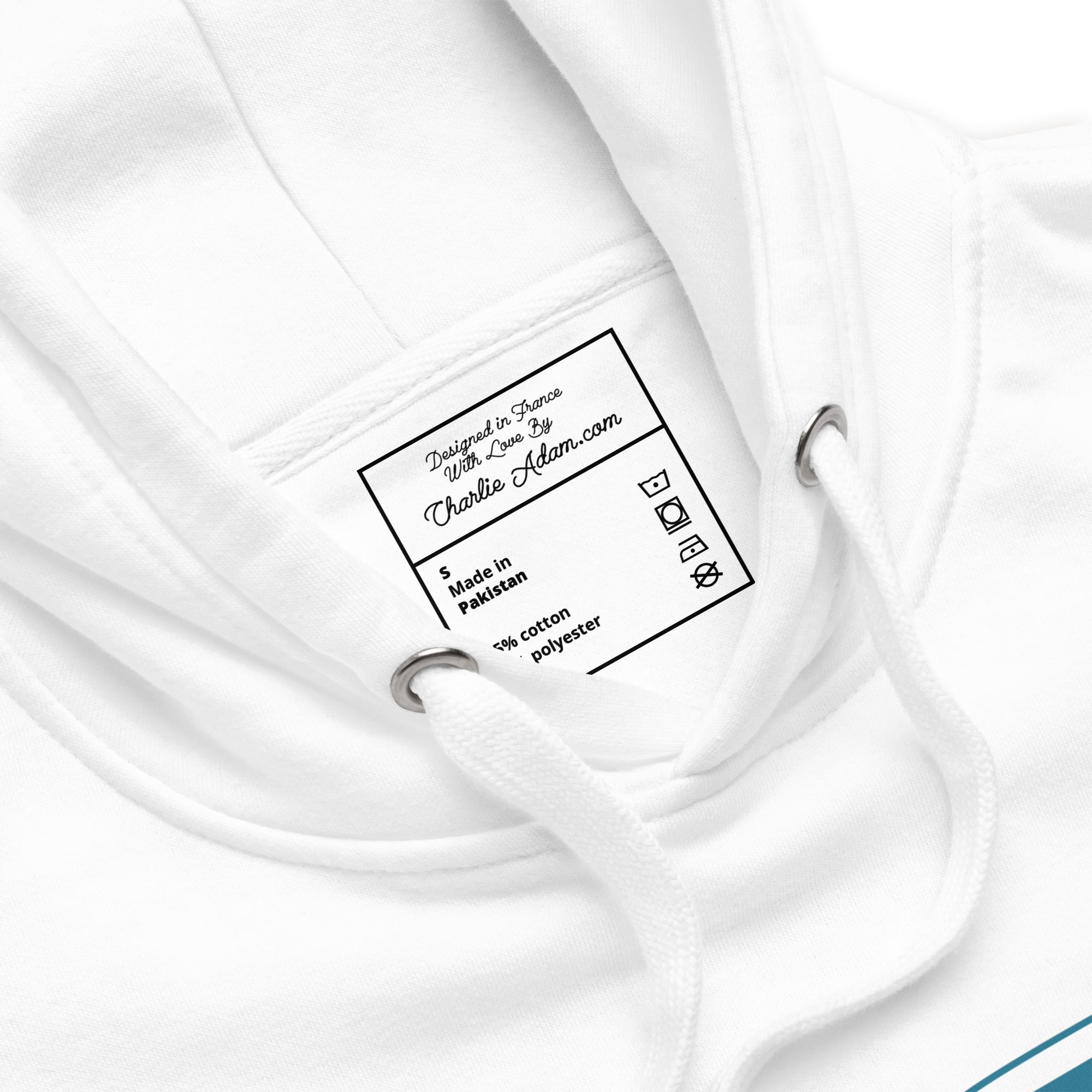 Unisex Cotton Hoodie Blue Camper Van Home is where you park it