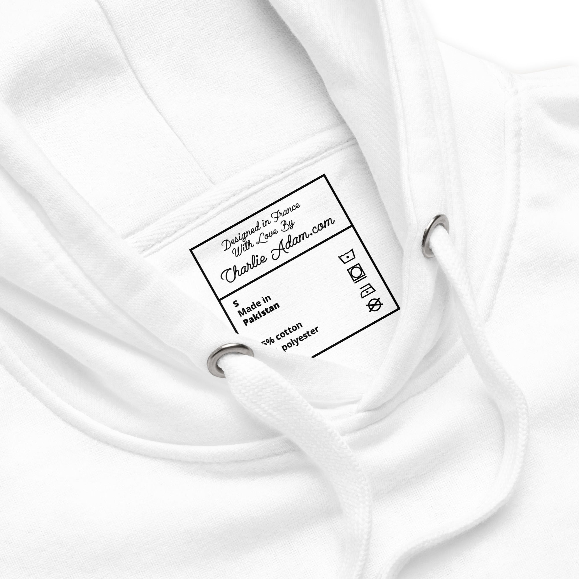 Sweat à capuche unisexe en coton Save the Yetis, Plant more Trees