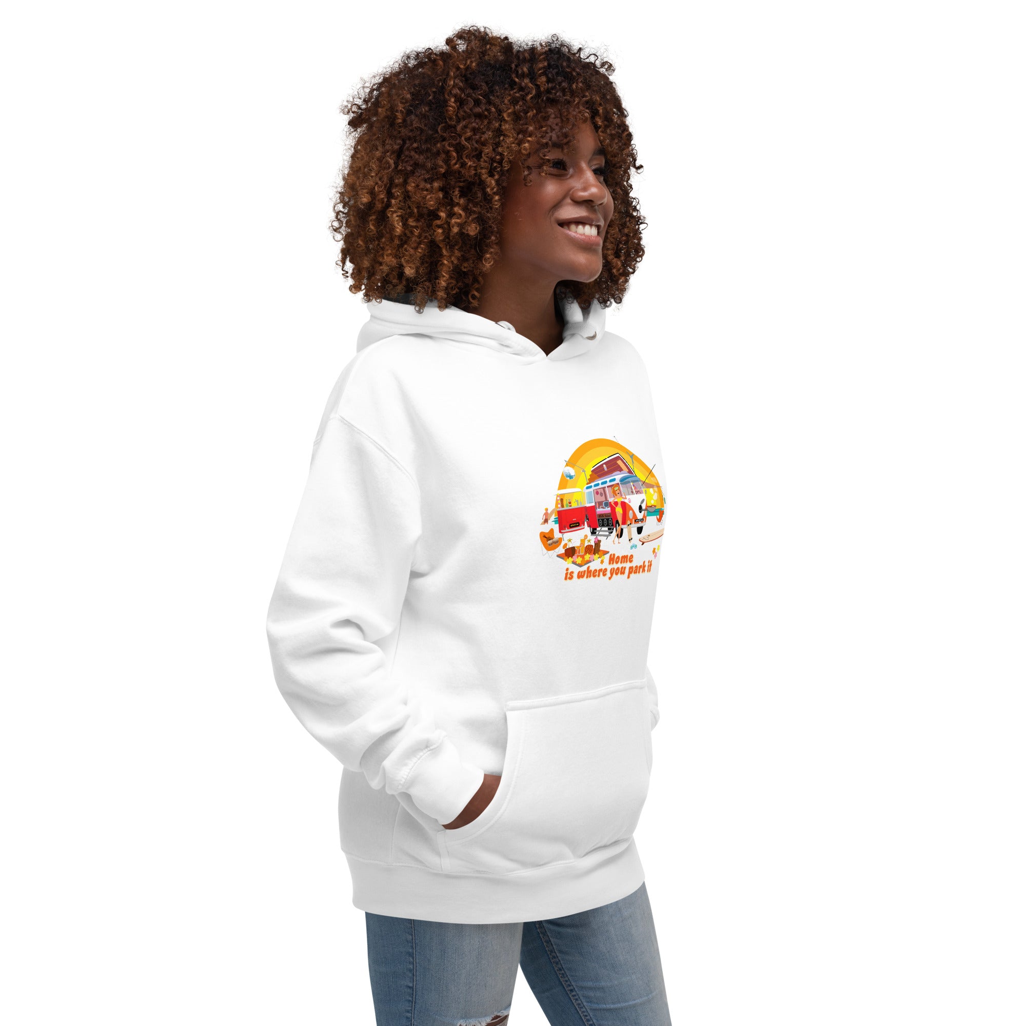 Unisex Cotton Hoodie Ultra Combi Home is where you park it