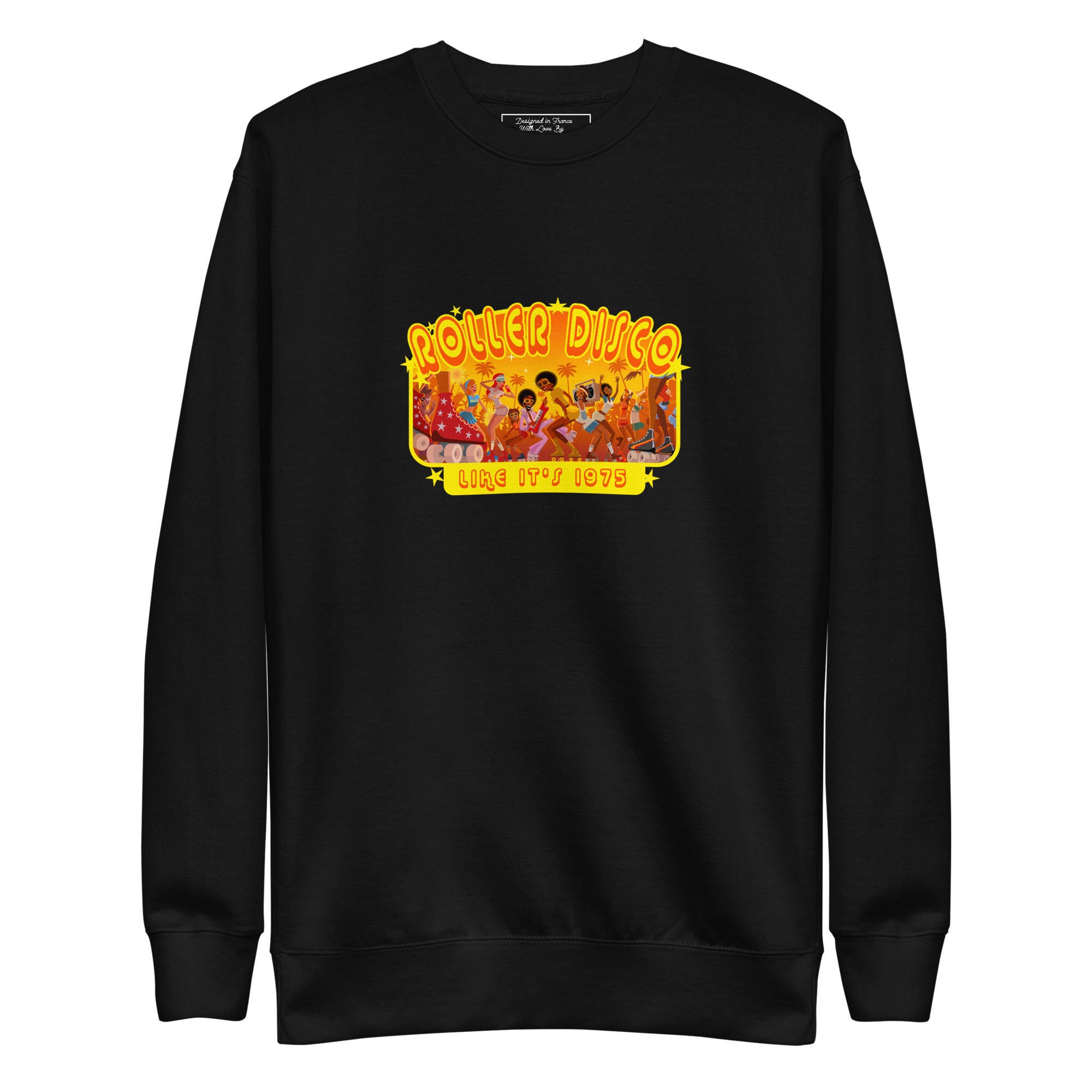 Sweatshirt premium unisexe Roller Disco 1975
