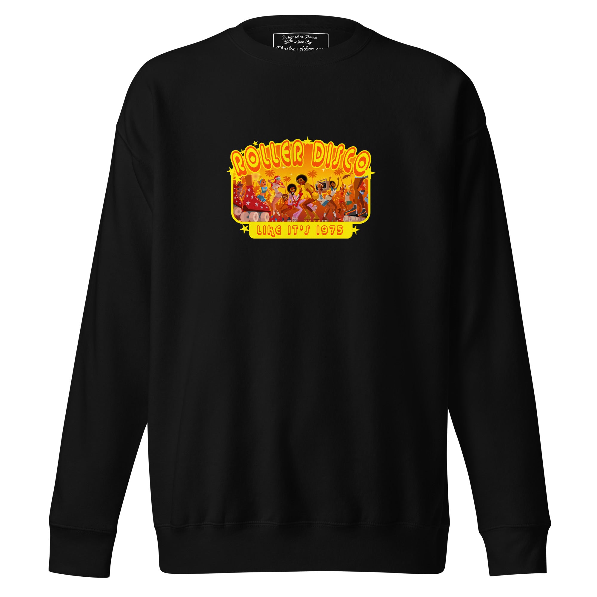 Sweatshirt premium unisexe Roller Disco 1975