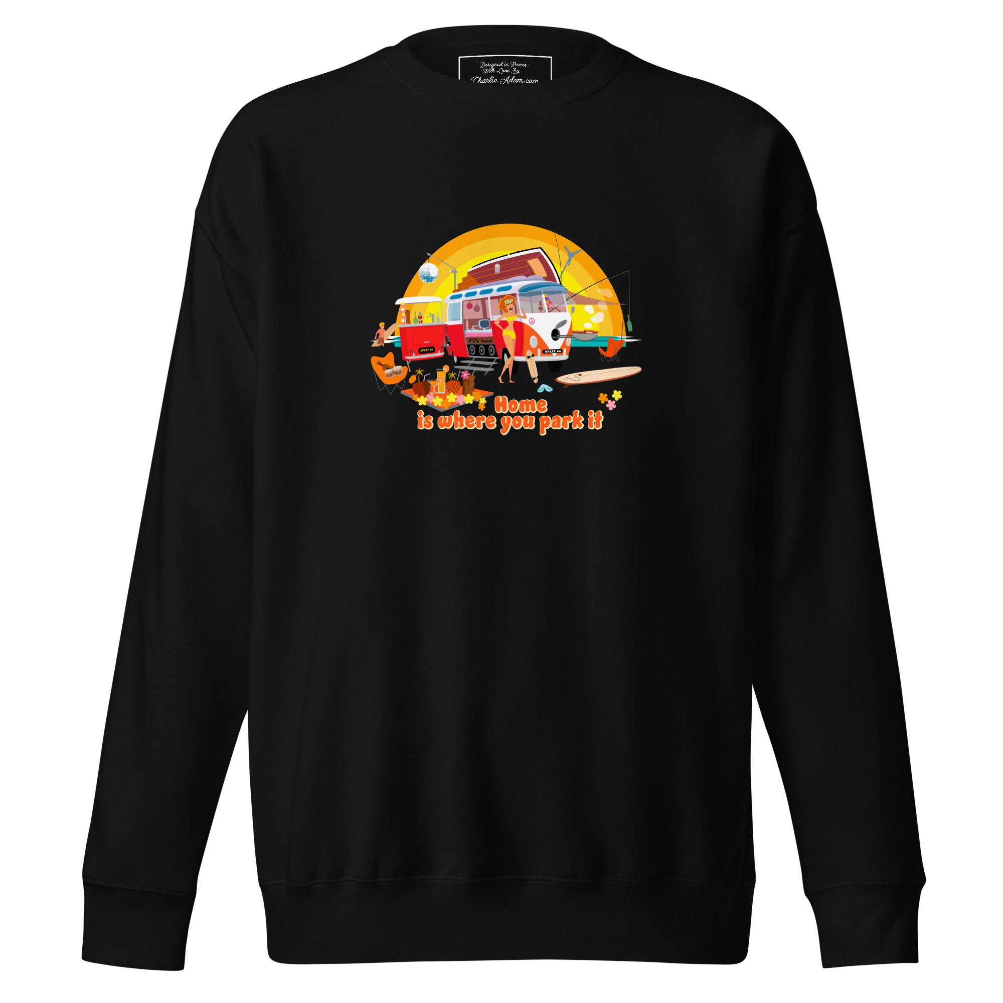 Sweatshirt premium unisexe Ultra Combi Home is where you park it