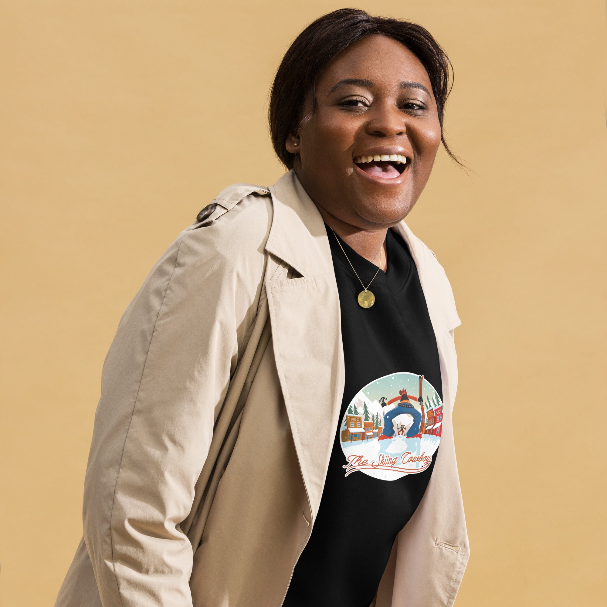 Sweatshirt premium unisexe Ski Fight at OK Corral