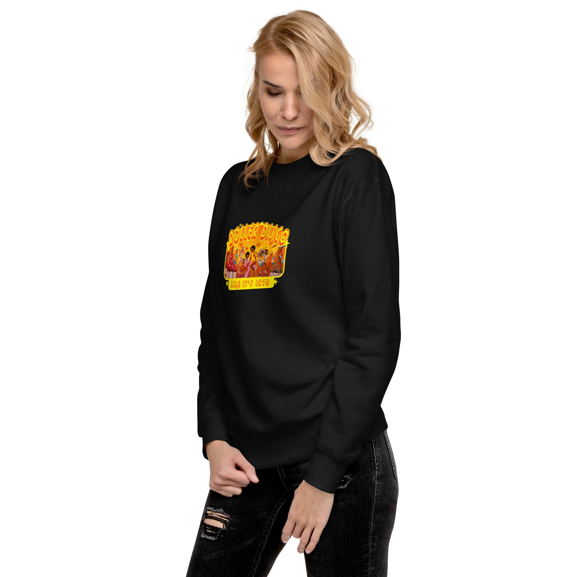 Sweatshirt premium unisexe Roller Disco 1975