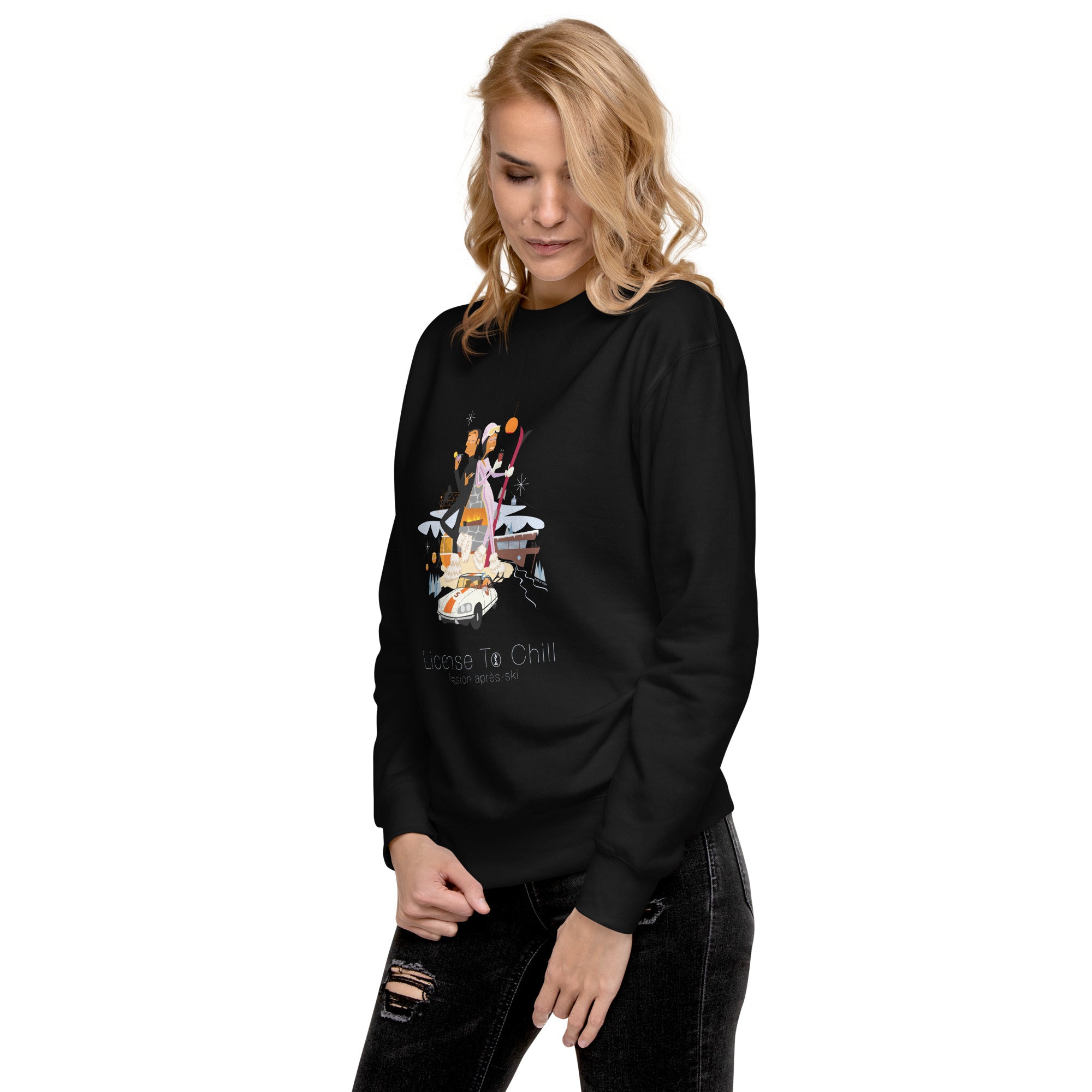 Sweatshirt premium unisexe License To Chill Mission Après-Ski