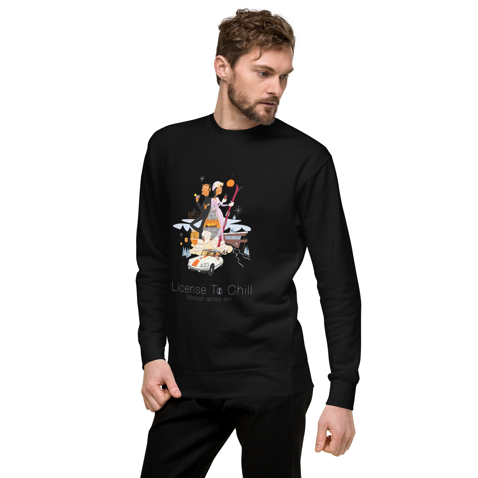 Sweatshirt premium unisexe License To Chill Mission Après-Ski