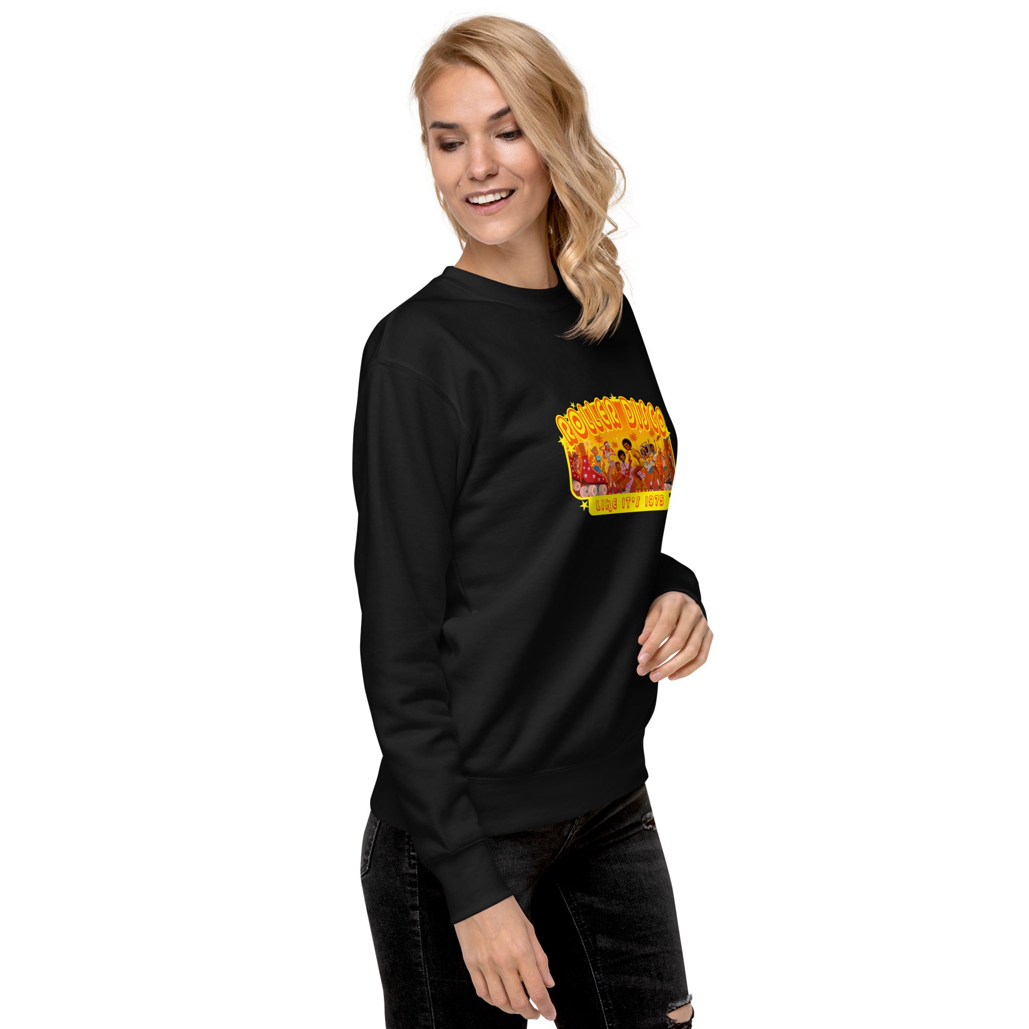 Sweatshirt premium unisexe Roller Disco 1975