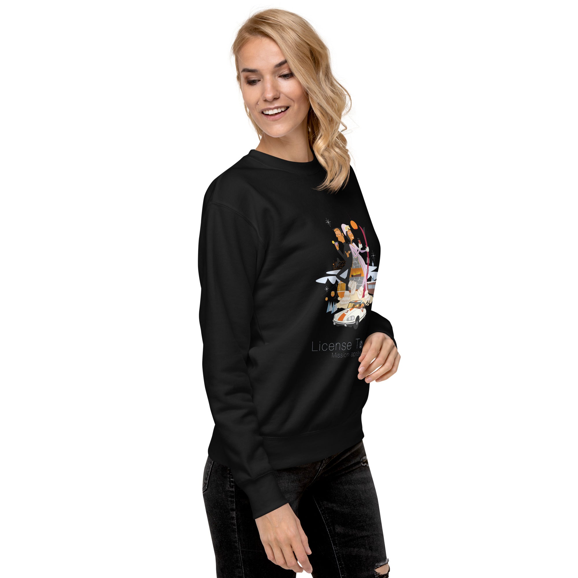 Sweatshirt premium unisexe License To Chill Mission Après-Ski