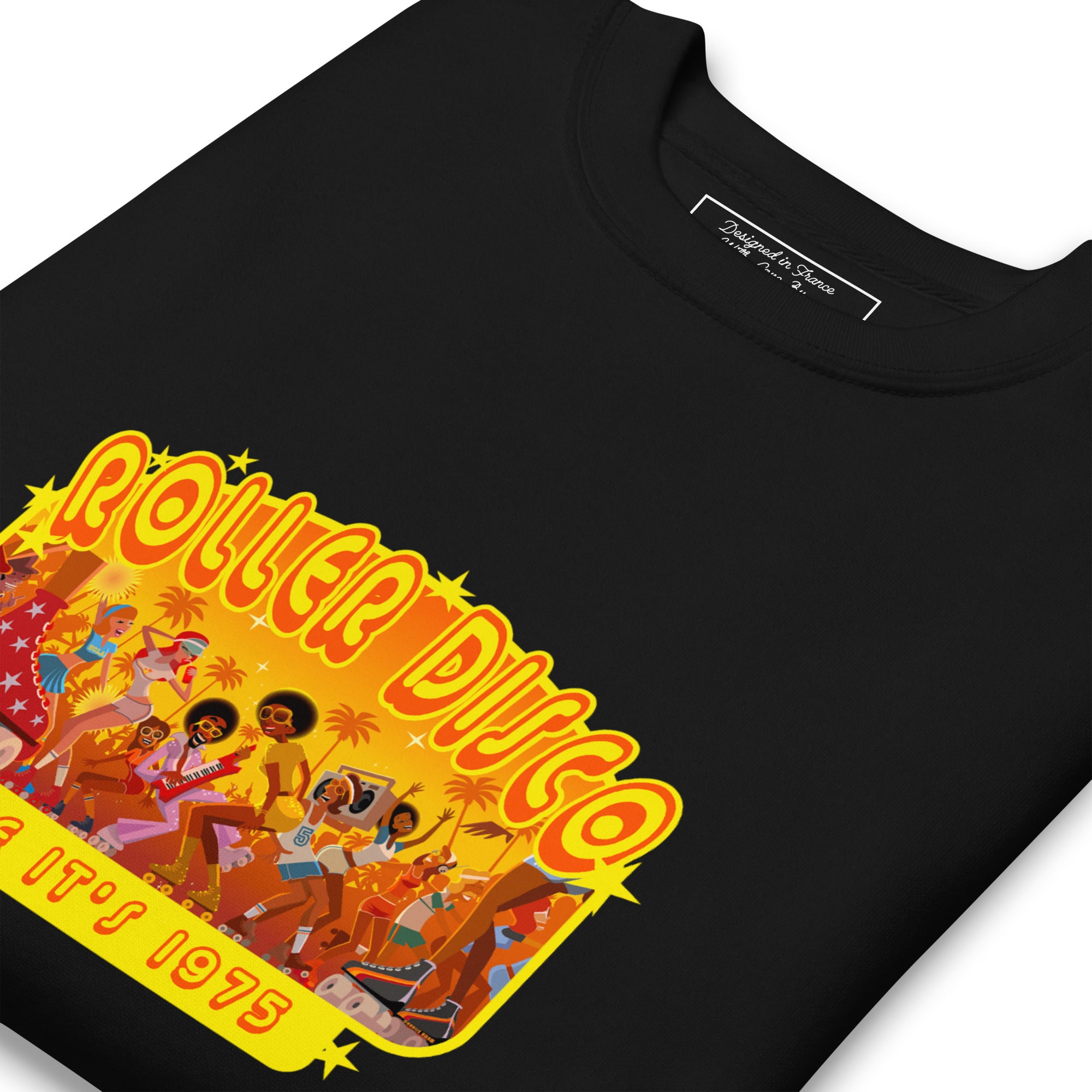 Sweatshirt premium unisexe Roller Disco 1975