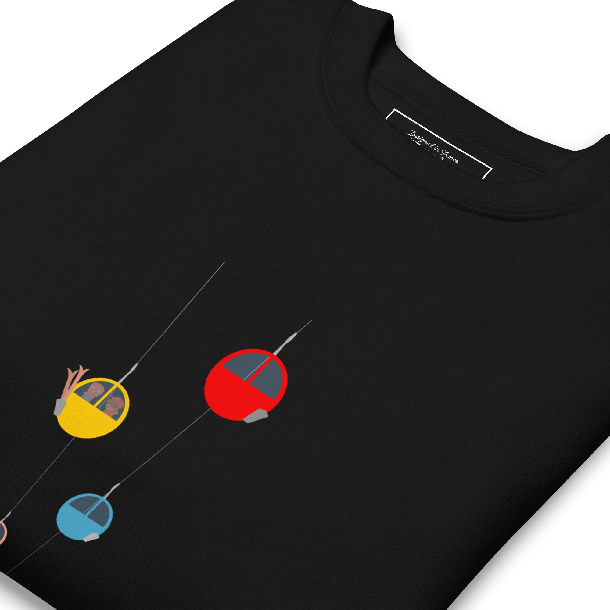 Sweatshirt premium unisexe Gondolas in the mist