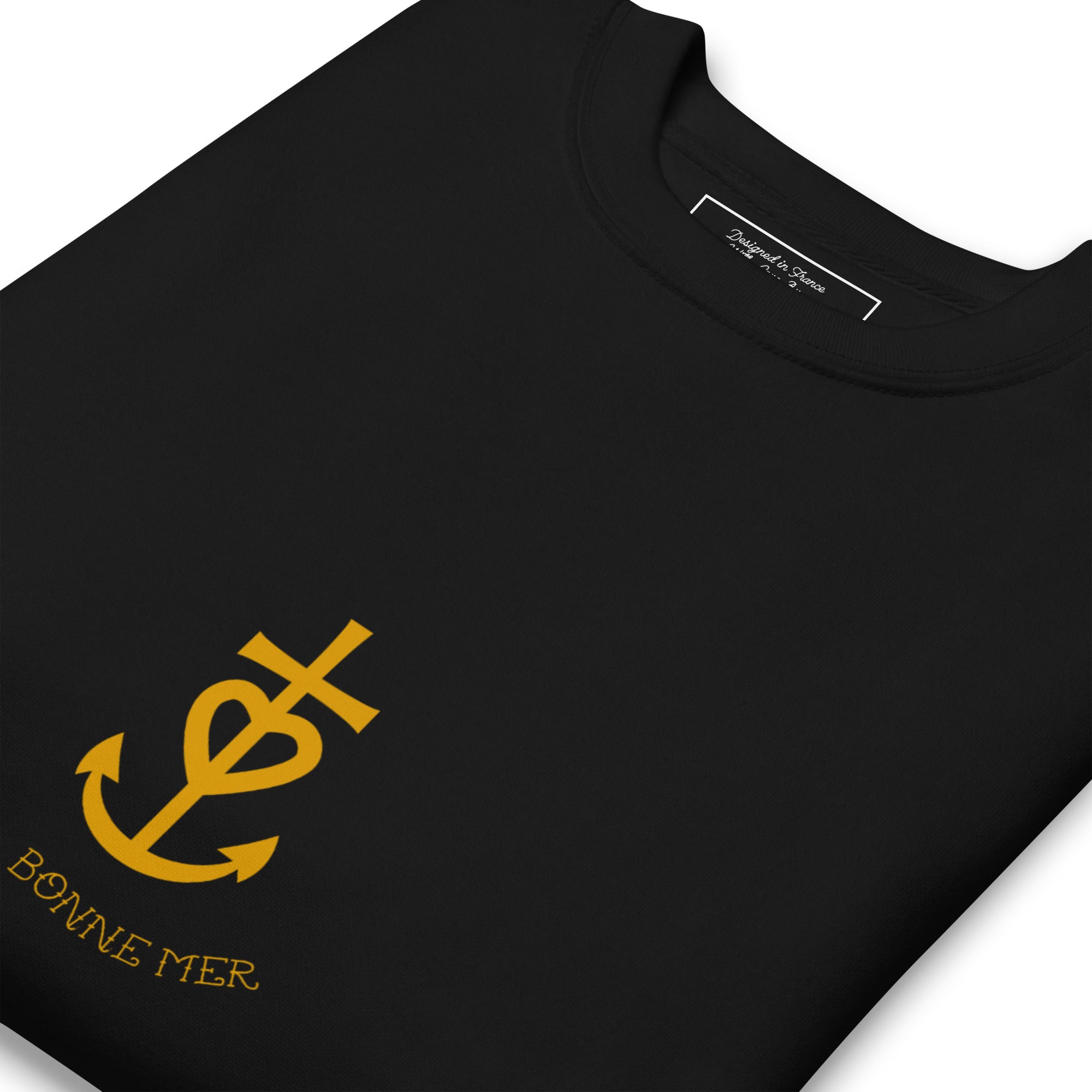 Unisex Premium Sweatshirt Croix de Camargue dorée Oh Bonne mer