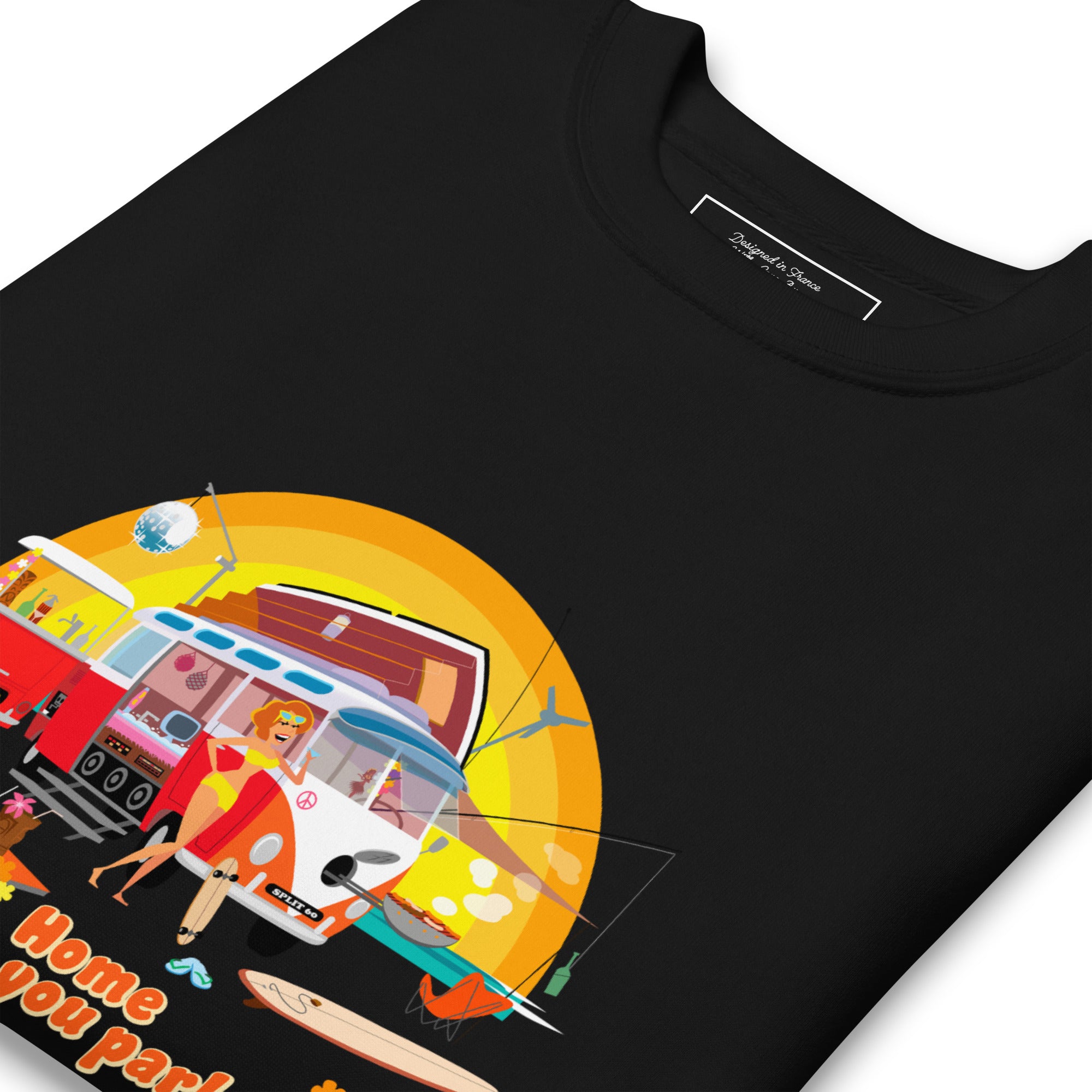 Sweatshirt premium unisexe Ultra Combi Home is where you park it