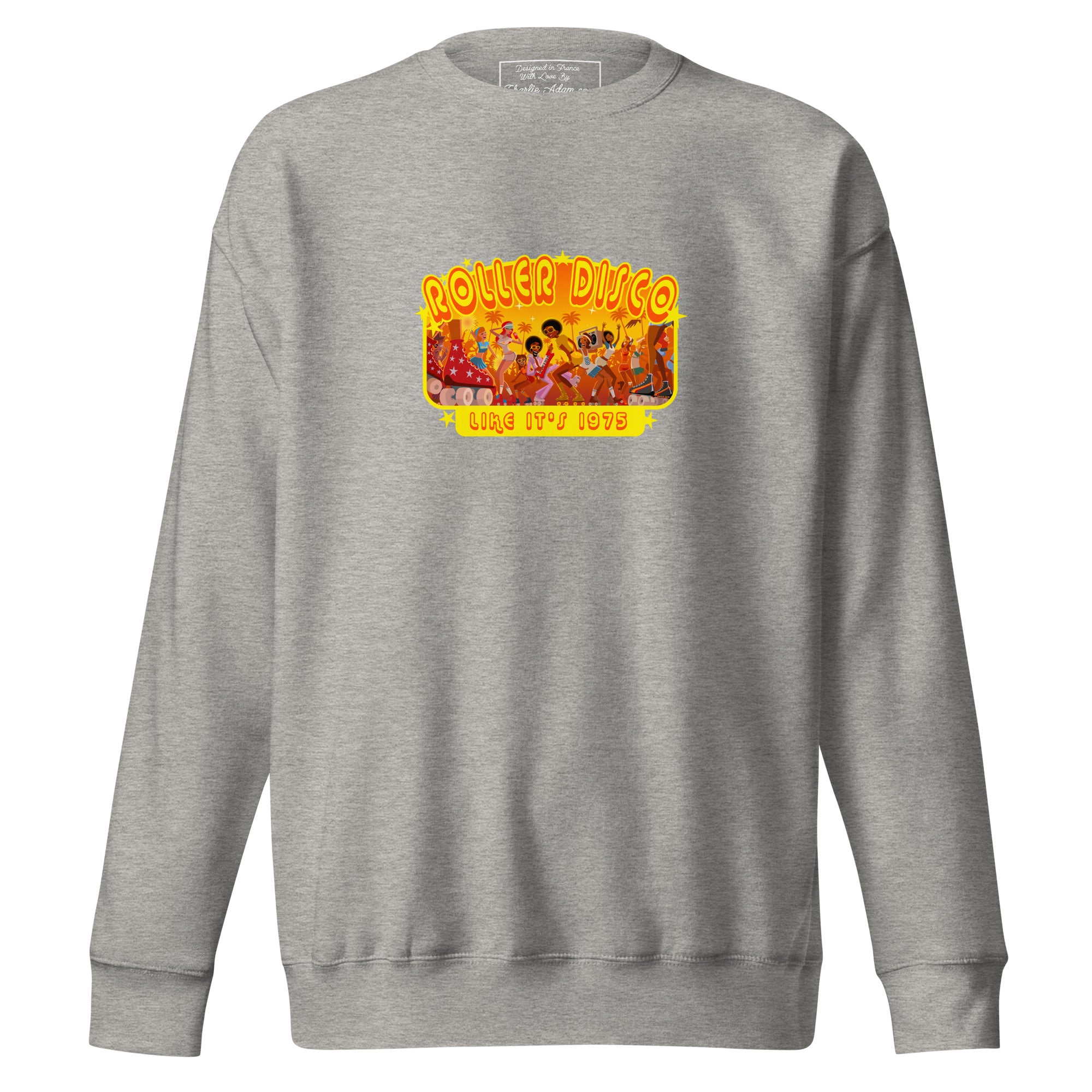 Sweatshirt premium unisexe Roller Disco 1975
