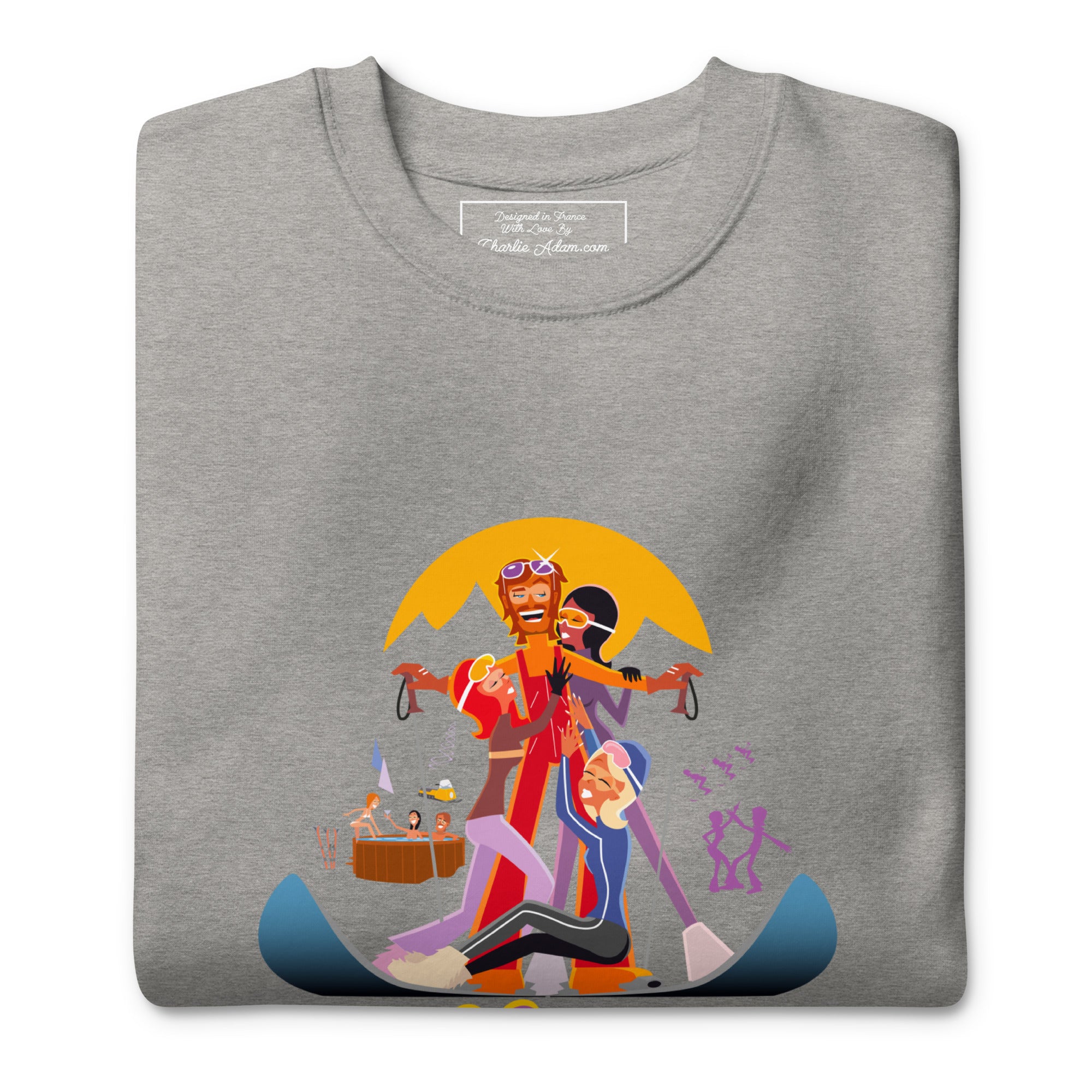 Unisex Premium Sweatshirt Love Instructor First Lesson free