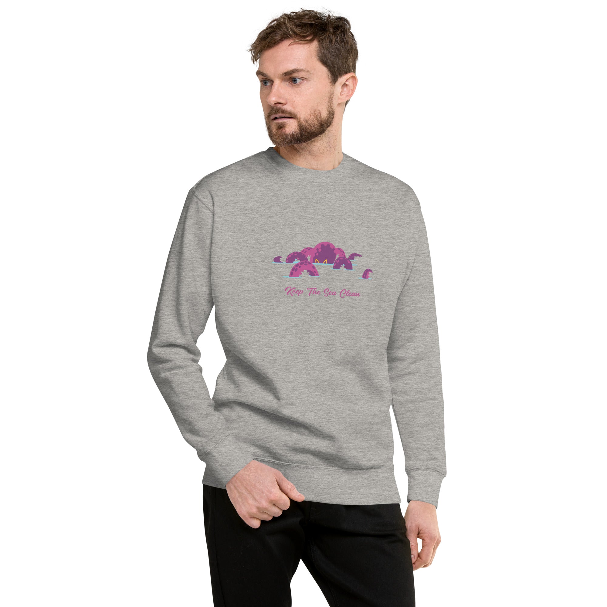 Sweatshirt premium unisexe Octopus Purple