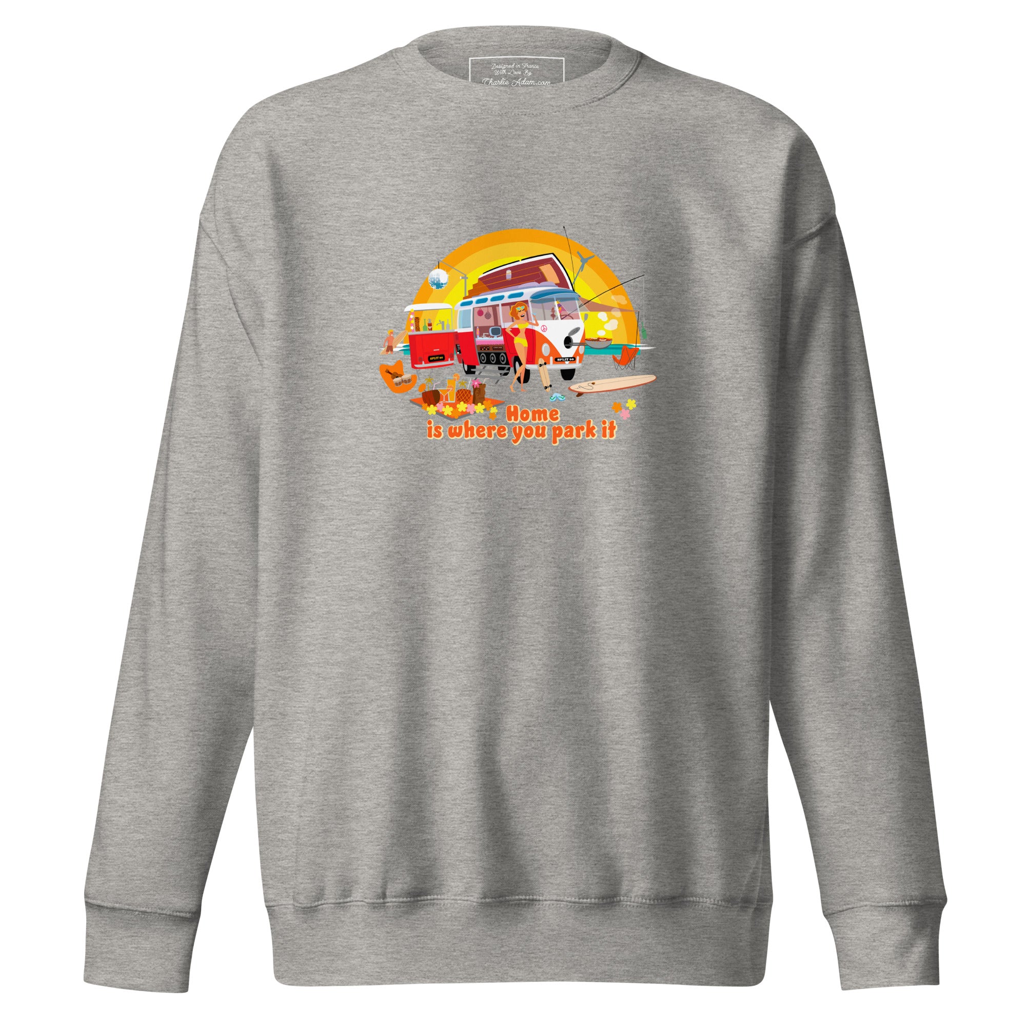 Sweatshirt premium unisexe Ultra Combi Home is where you park it