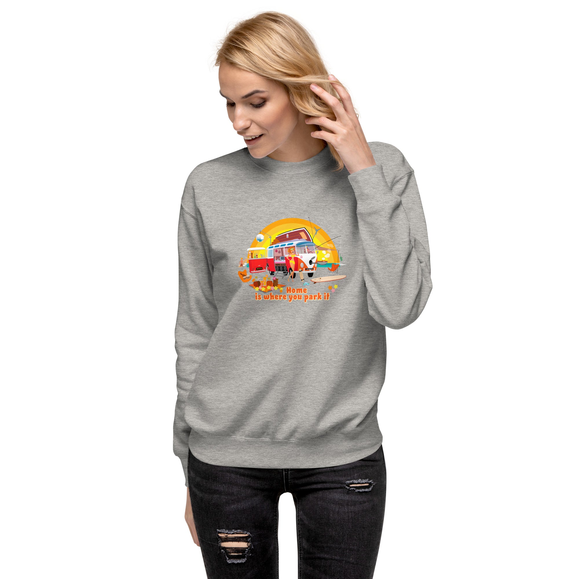 Sweatshirt premium unisexe Ultra Combi Home is where you park it