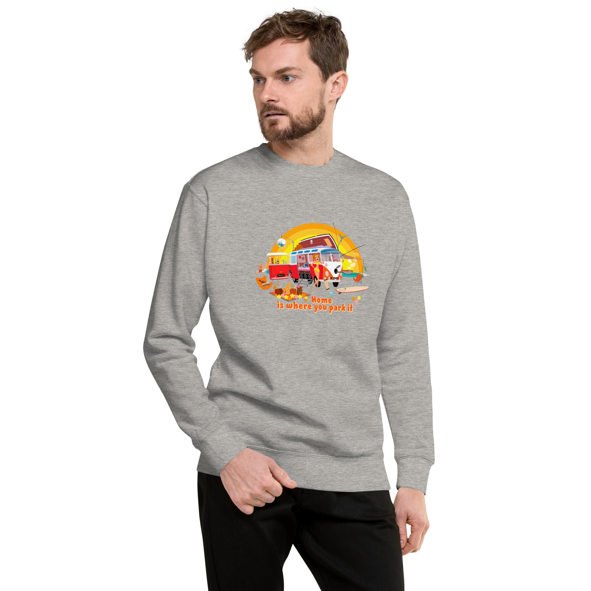 Sweatshirt premium unisexe Ultra Combi Home is where you park it